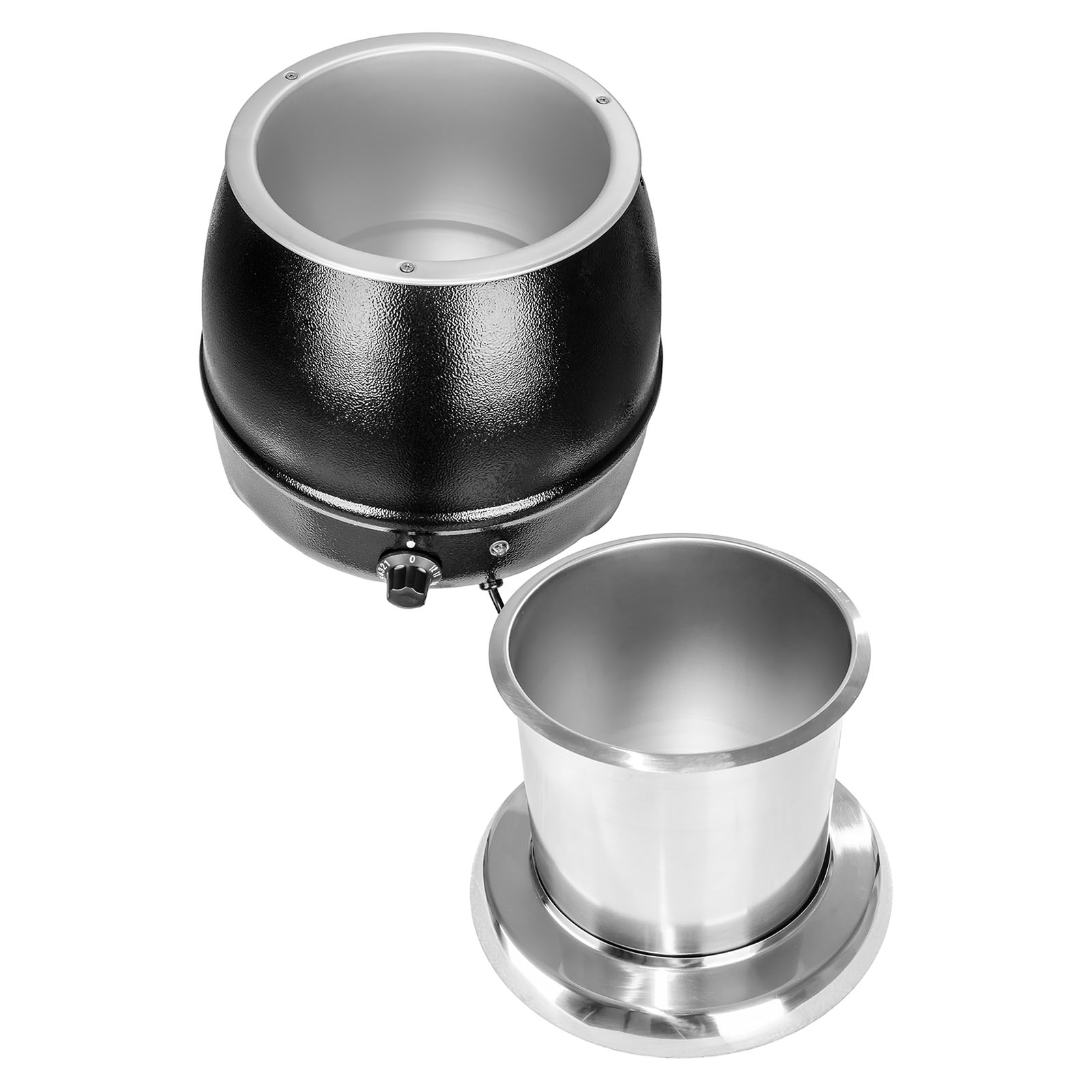 Elektrischer Suppentopf 10L - Suppenwärmer Mit Edelstahlbehälter Für Gastronomie