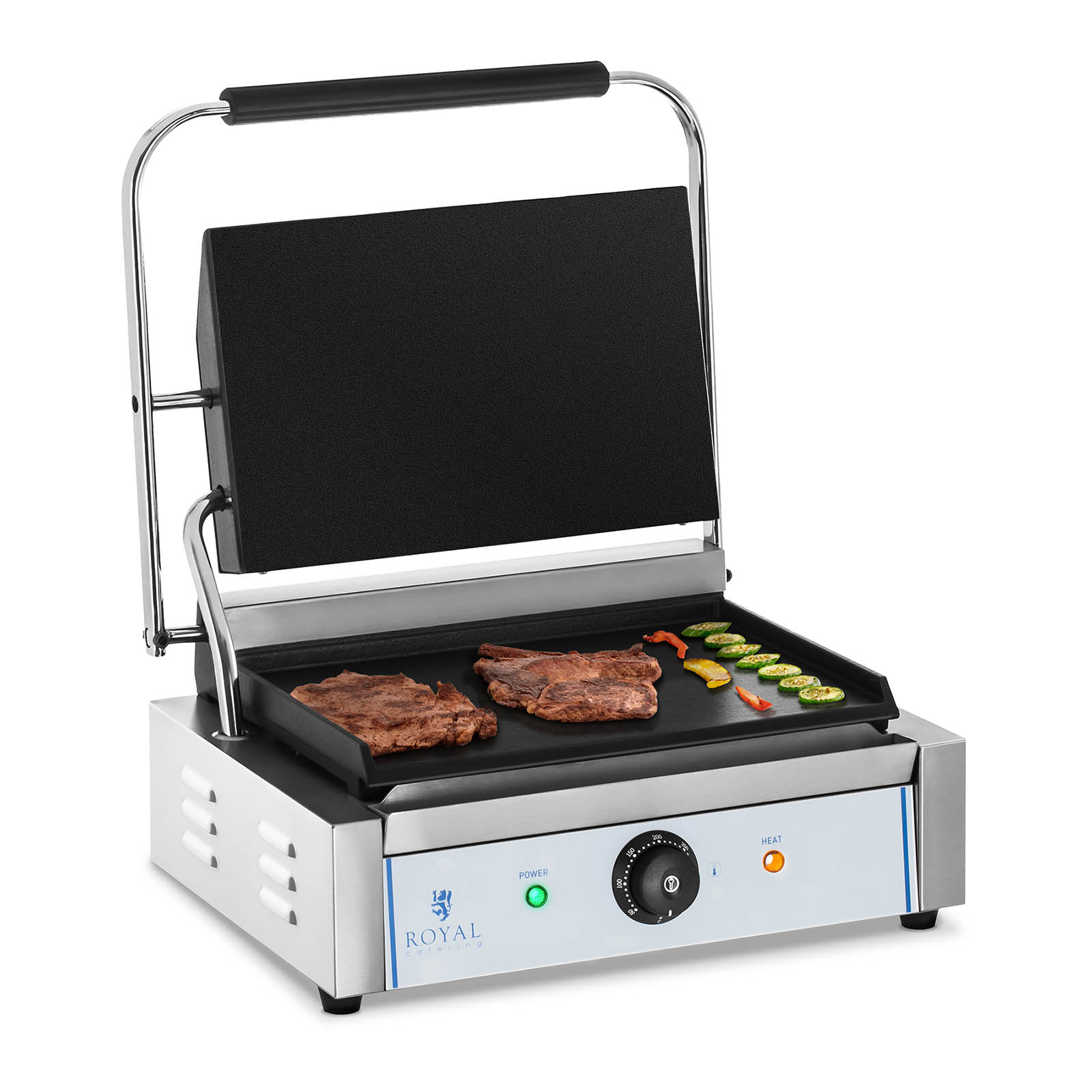 Plancha Para Hostelería Sandwichera Top Fry Grill Eléctrico Parrilla De