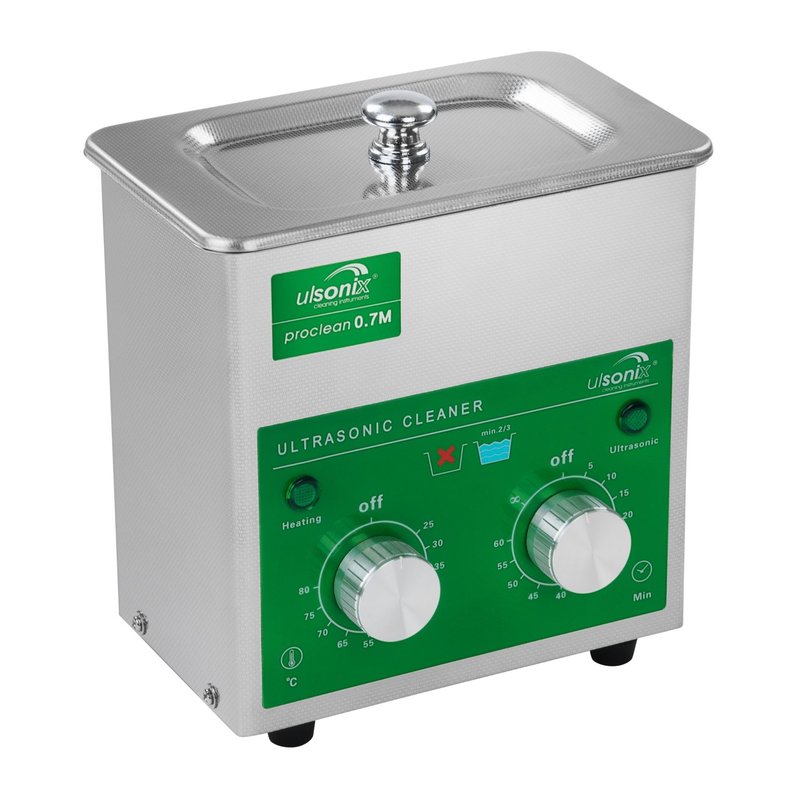 Ultrasonic Cleaner Ultra Sonic Cleaning Bath Tank Jewellery Cleaner 0.7