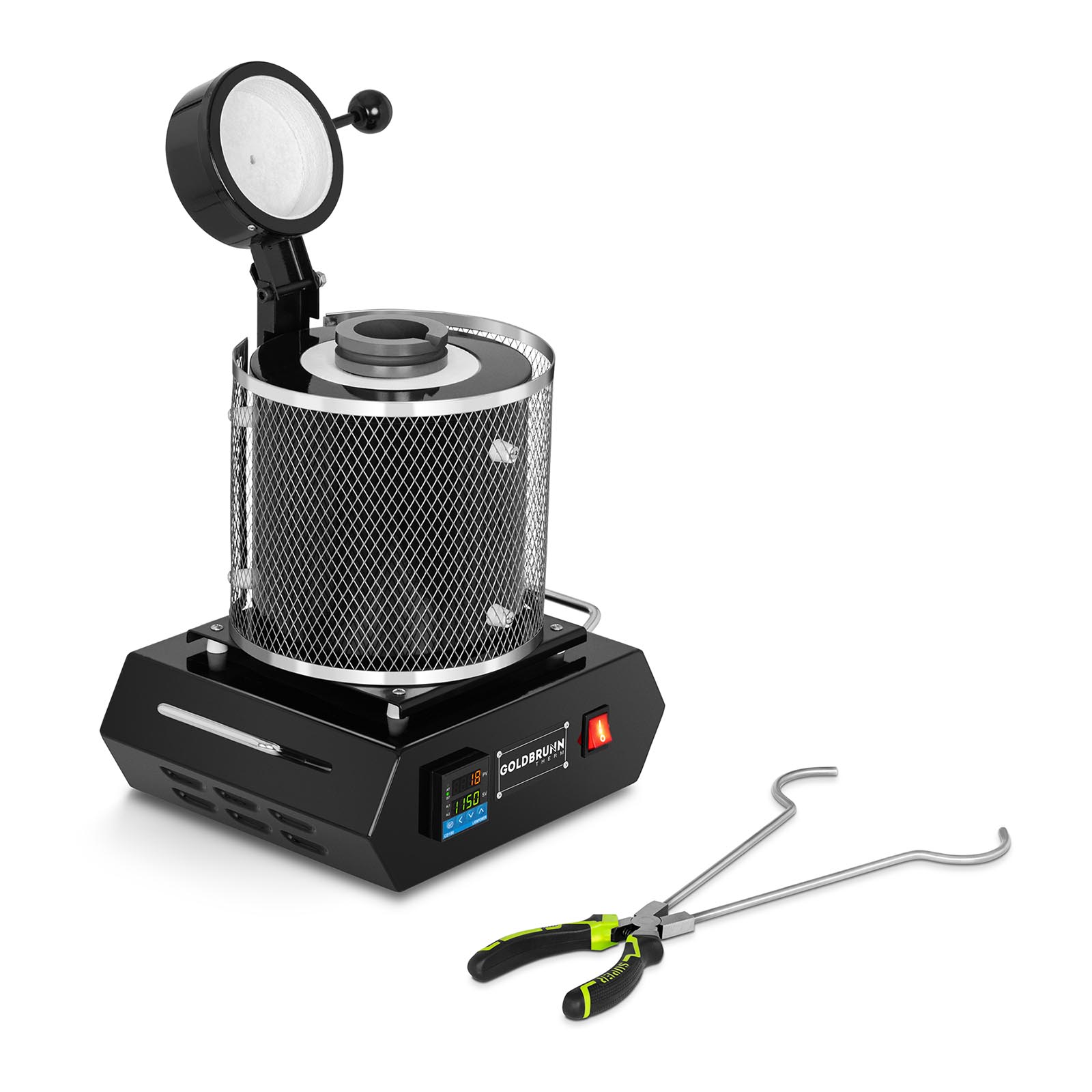 SCHMELZOFEN GOLD SILBER KUPFER SCHMELZEN MUFFELOFEN MUFFEL