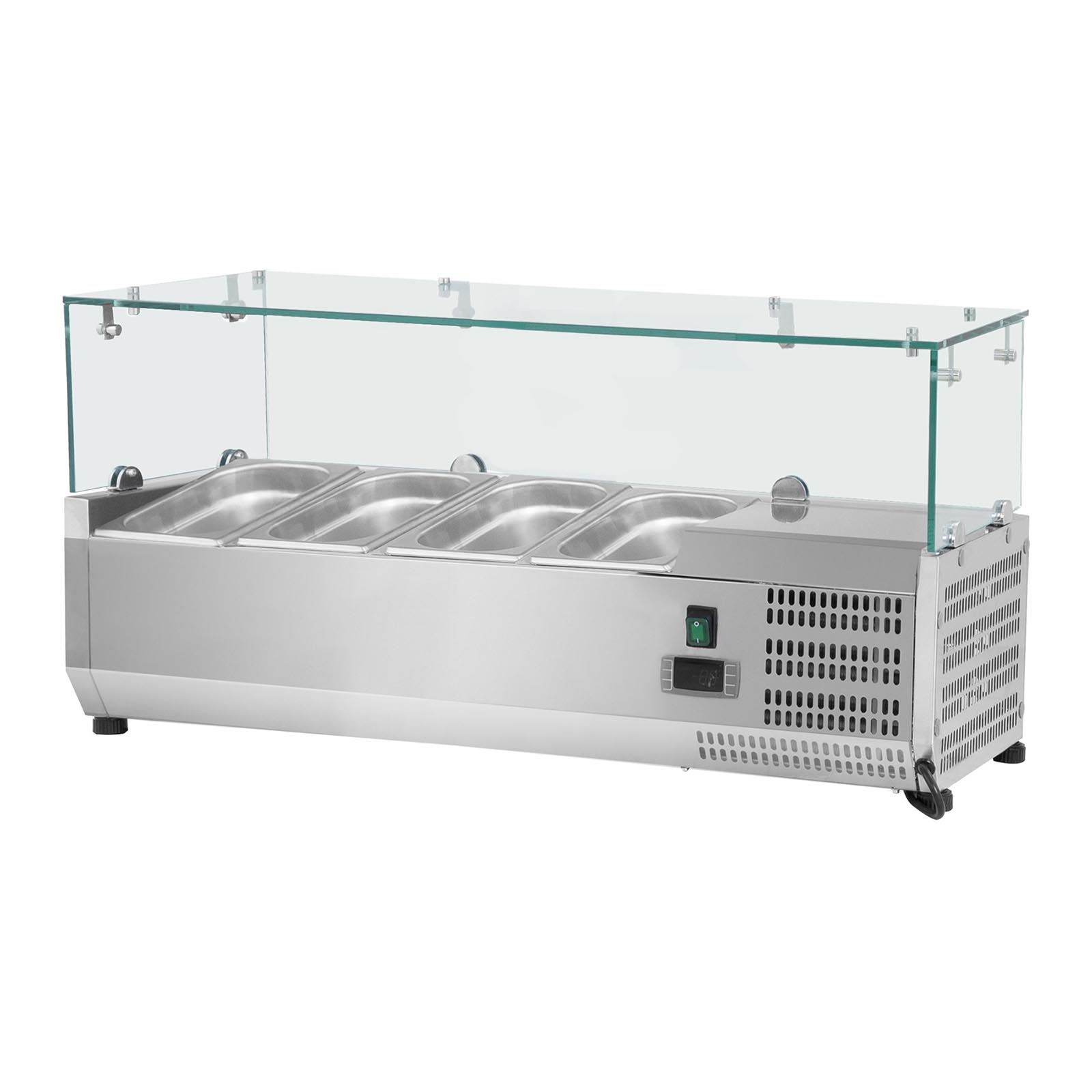 Countertop Refrigerated Display Case Refrigerated Attachment