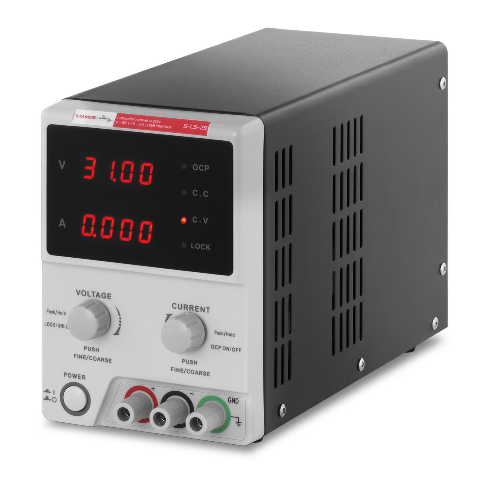 Einstellbar Labornetzgerät Digital DC-Netzteil Trafo 30V 10A Power Supply SA 08 