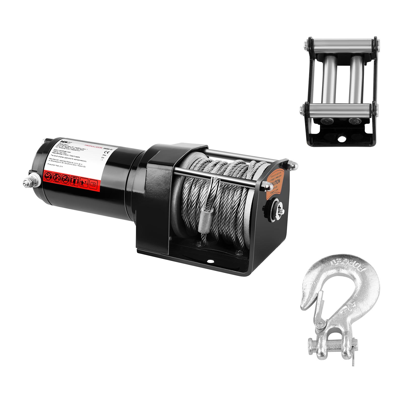 Electric Winch Motor Winch Pulley Rope Pulley Professional Vehicle