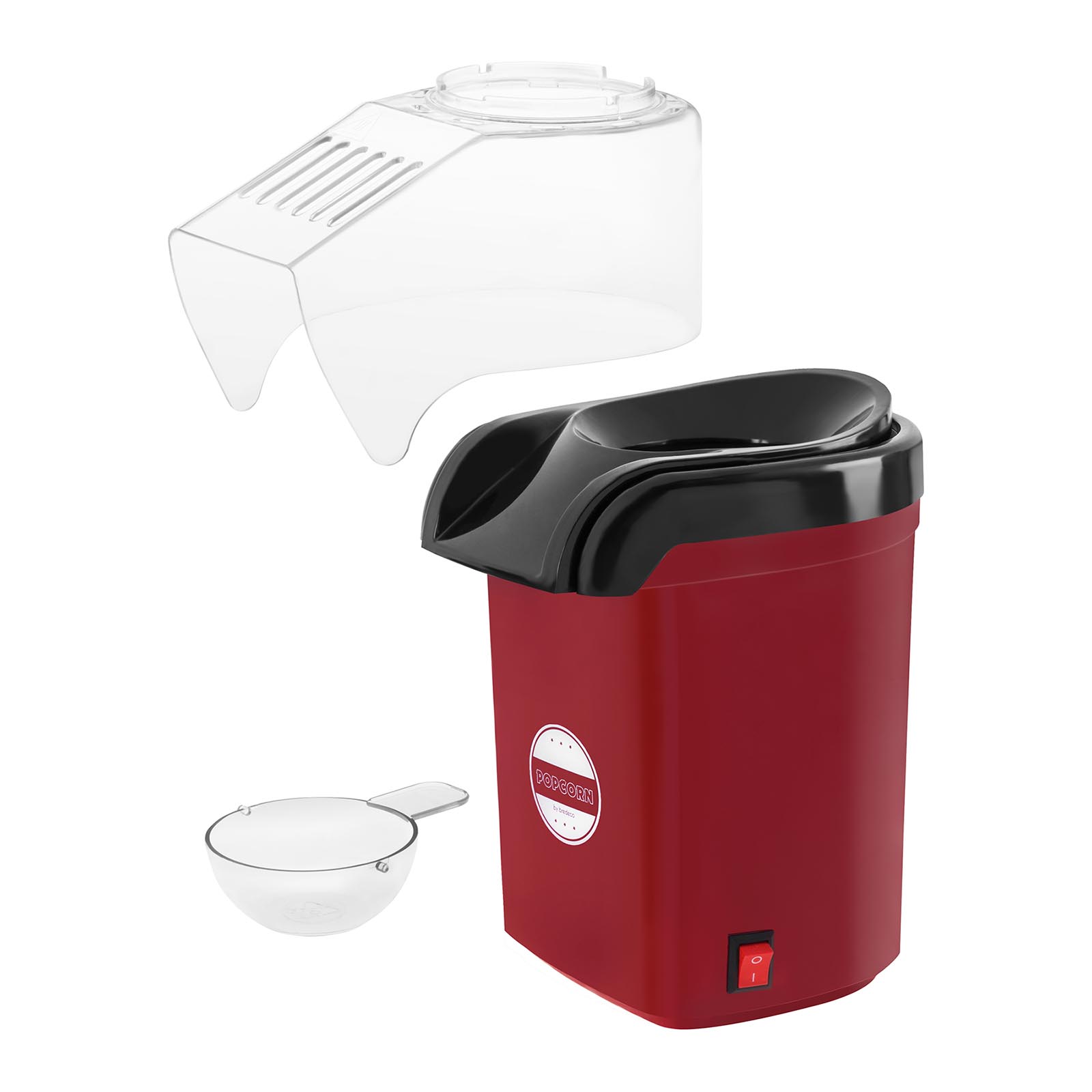 Popcornmaschine Frisch Mais Heißluft Automatisch Popcornmaker Popcorn