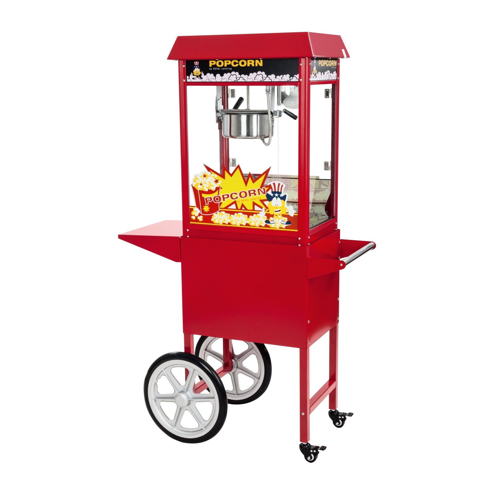 Popcornmaschine Popcornmaker Popcornautomat 1600 Watt 5kg/h Rot 