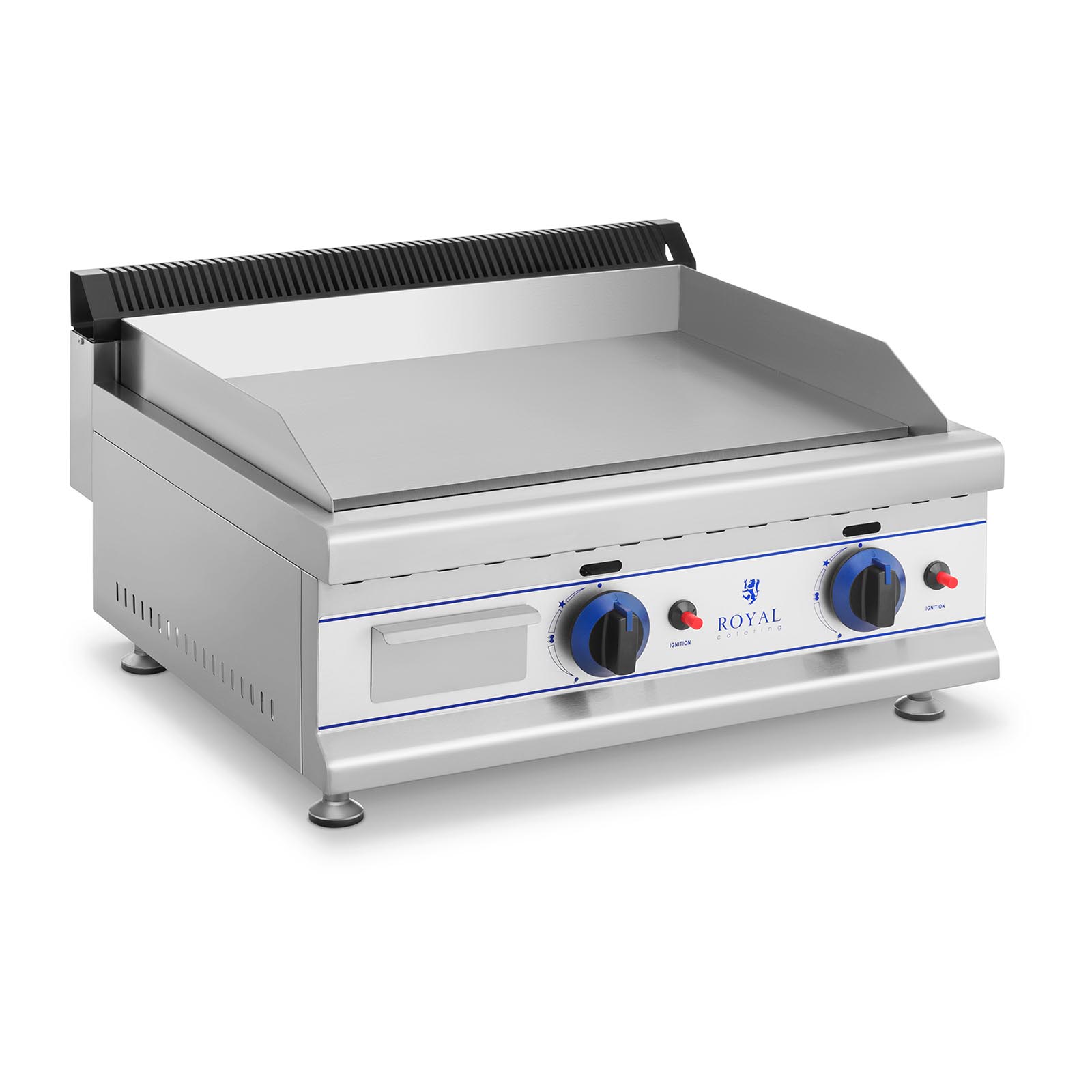 Fry Top Doble De Gas Placa Grill Parrilla Plancha 65cm Propano / Butano