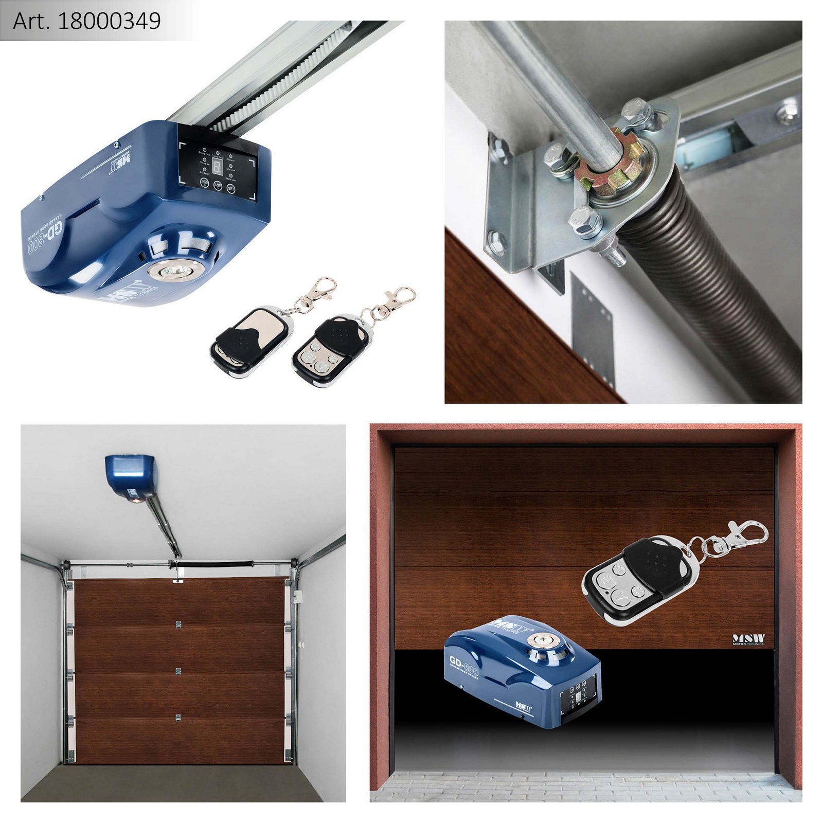 Garagentor Sektionaltor mit Antrieb Rolltor Industrietor Hallentor inkl