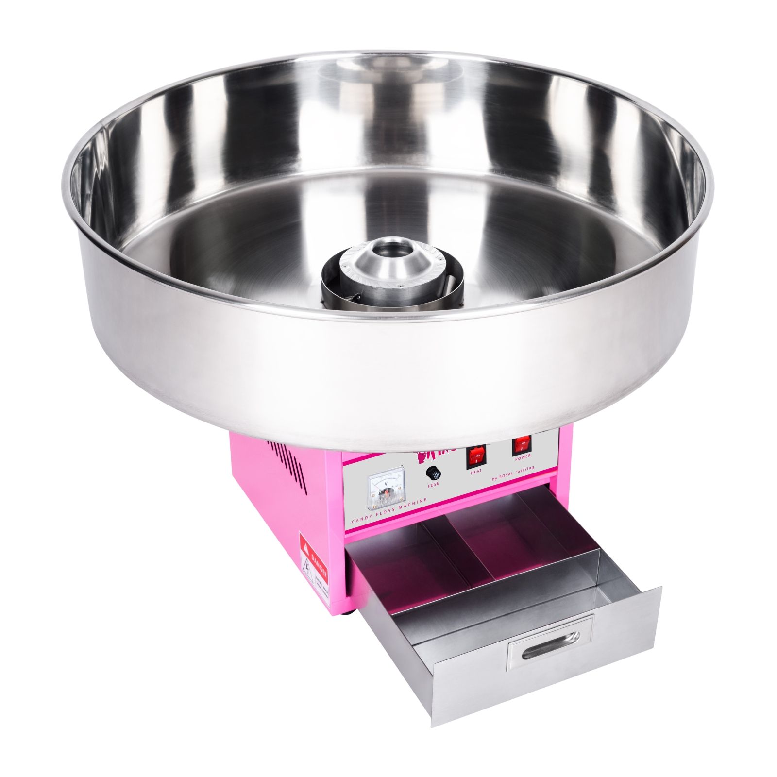 Zuckerwattemaschine Zuckerwatte Candy Floss Maker 72 cm Spuckschutz XXL