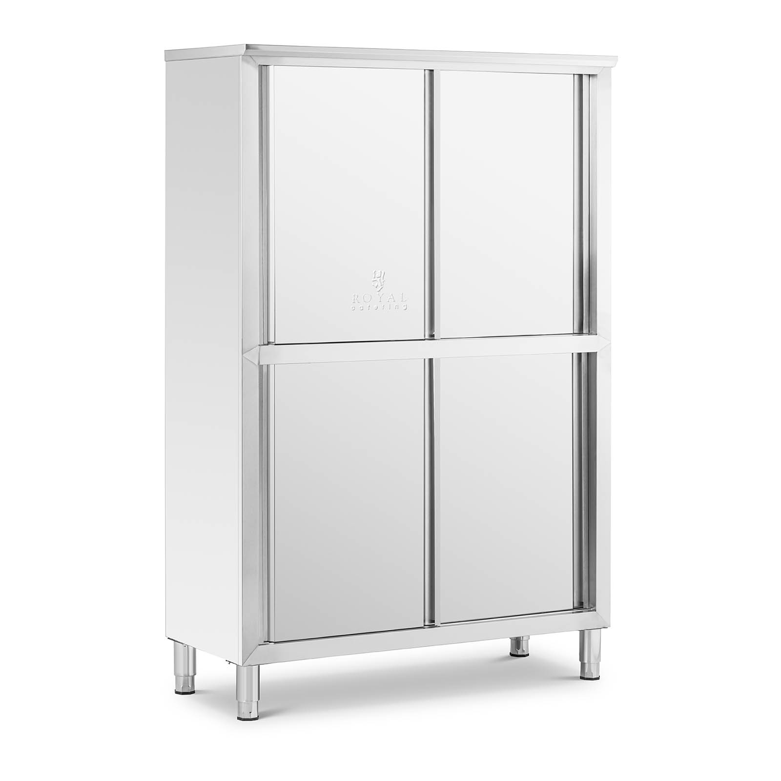 Stainless Steel Kitchen Cupboard Restaurant Storage Cabinet Double