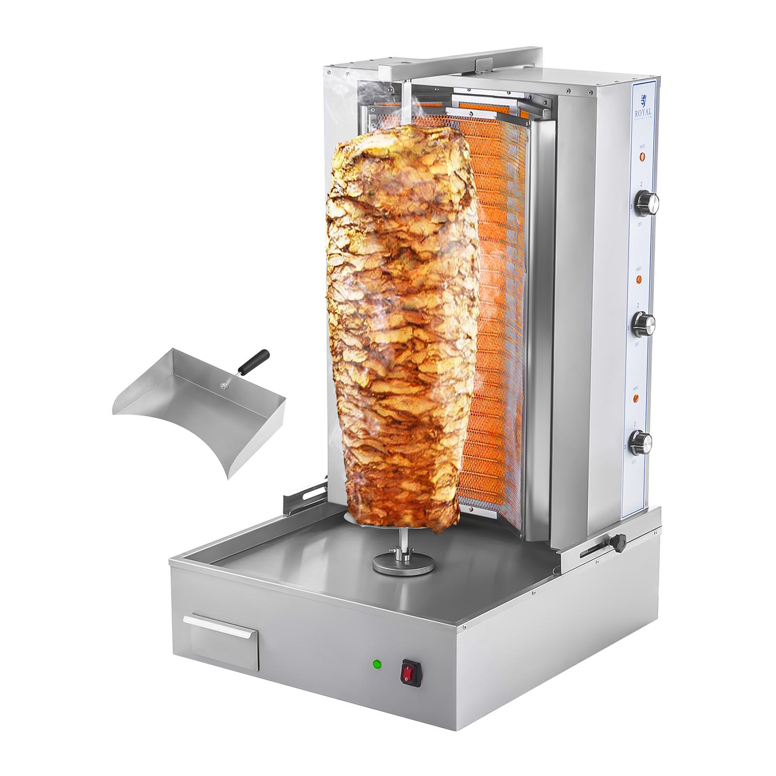 KEBAB GRILL 3 HEATERS 6KW KEBAB MACHINE ELECTRIC GASTRO AND HOME USE