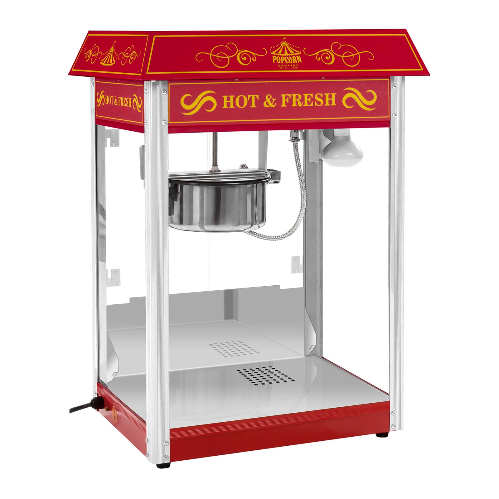 Details about   Popcornmaschine Popcornautomat Popcornmaker Popcorn Maschine Rot 1370w 