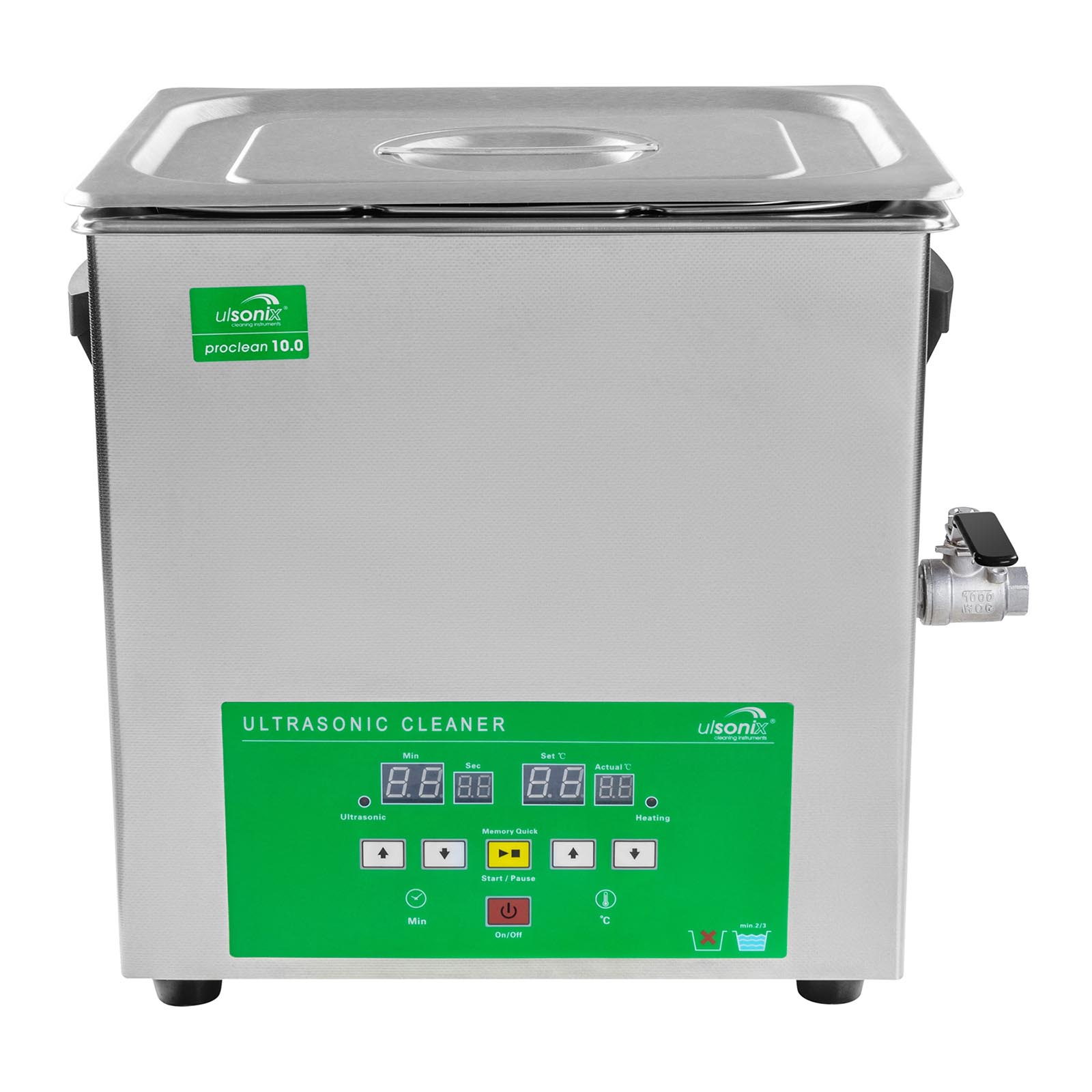 LAVATRICE AD ULTRASUONI 230V INOX CAPACITÀ 0 7 L VASCA CESTELLO COPERCHIO 60WATT