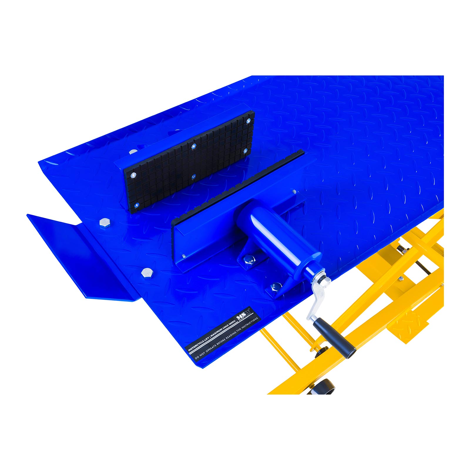 lifting a motorcycle