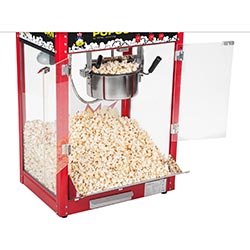 Popcornmaschine Popcornmaker Retro Popcornautomat 1600W 5Kg Dach