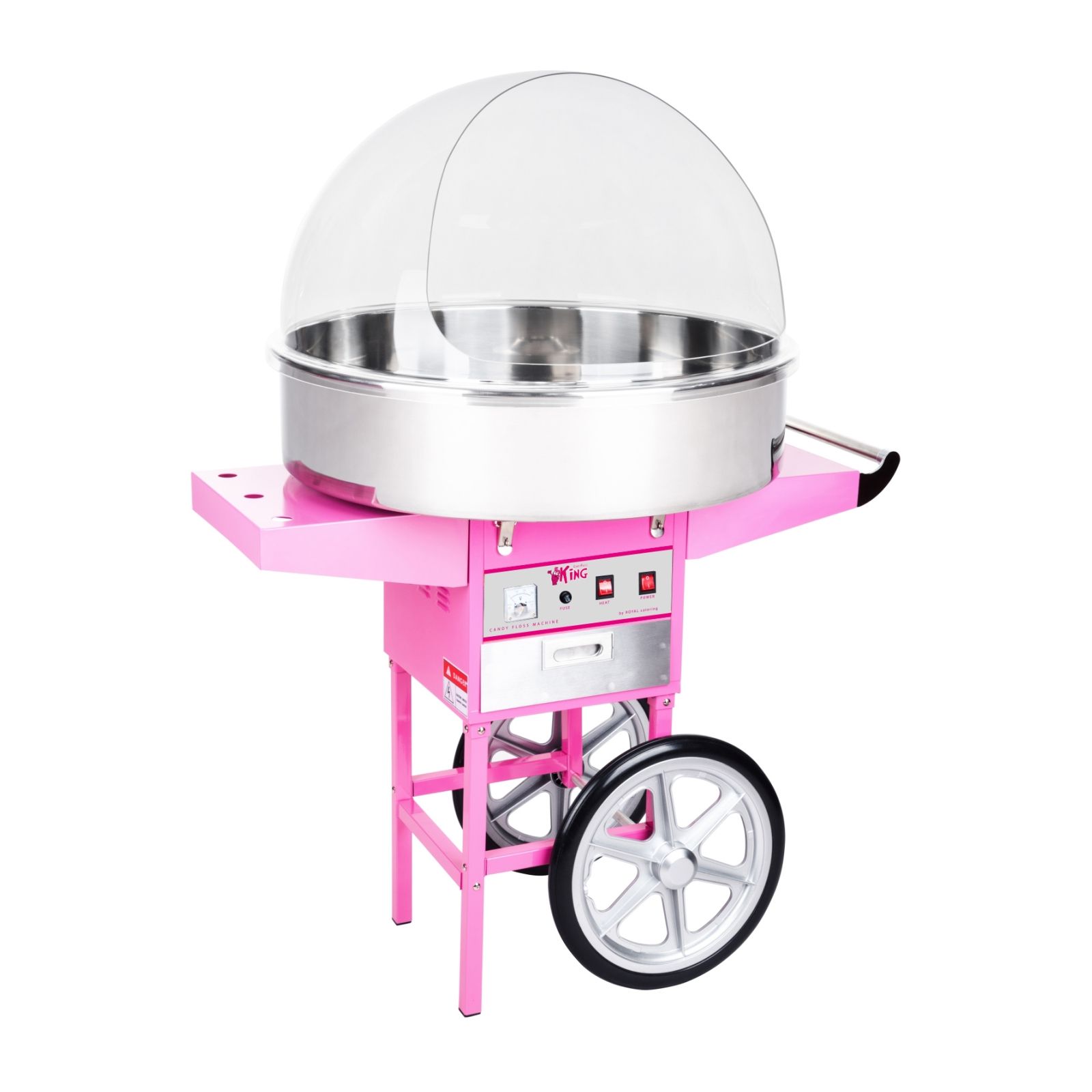 Vattacukor készítő gép - 72 cm - 1.200 watt - kocsival | Royal Catering