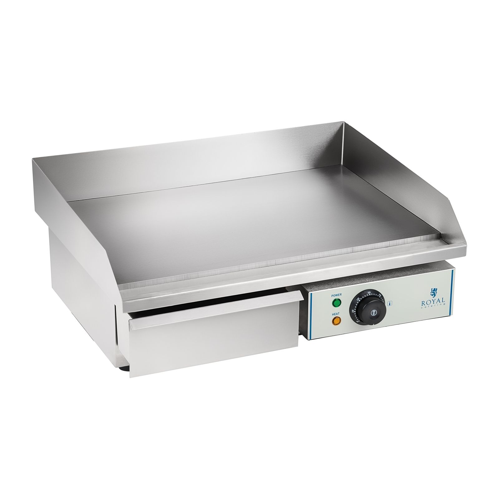 Royal Catering Elektro Grillplatte - 55 cm - glatt - 1 x 3.000 W RCEG-55