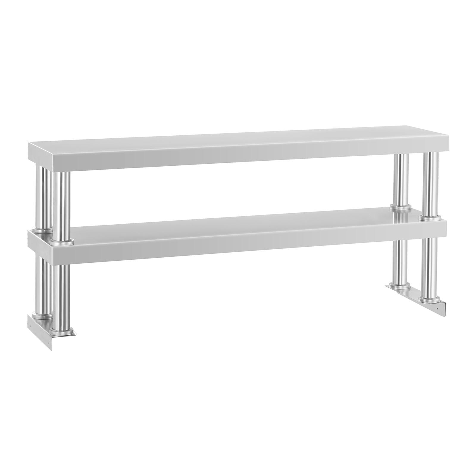 Royal Catering Aufsatzbord - 120 cm - 2 Ablagen RCER 120