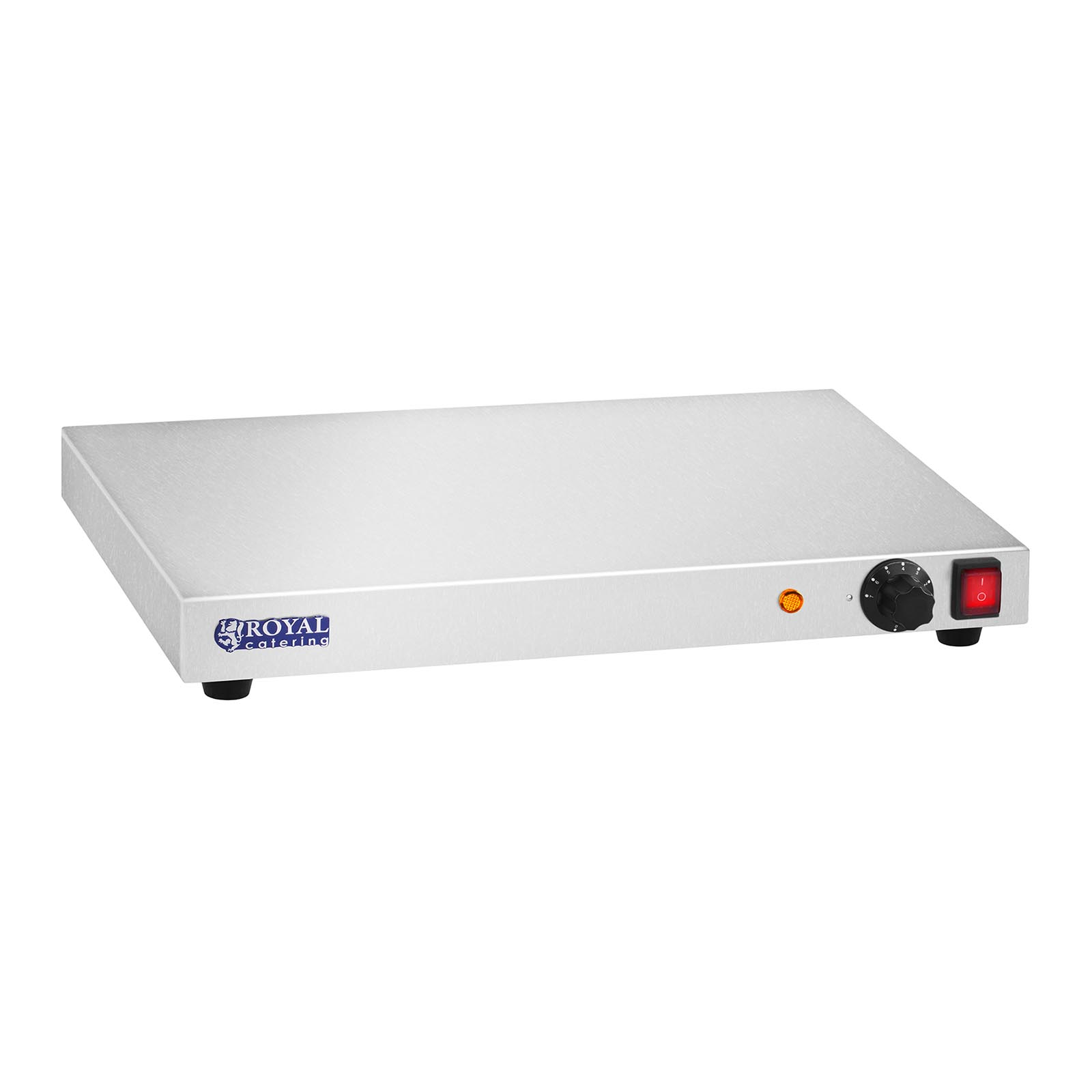 Royal Catering Warmhalteplatte - 250 W - Edelstahl - 50 cm RCHP-250E