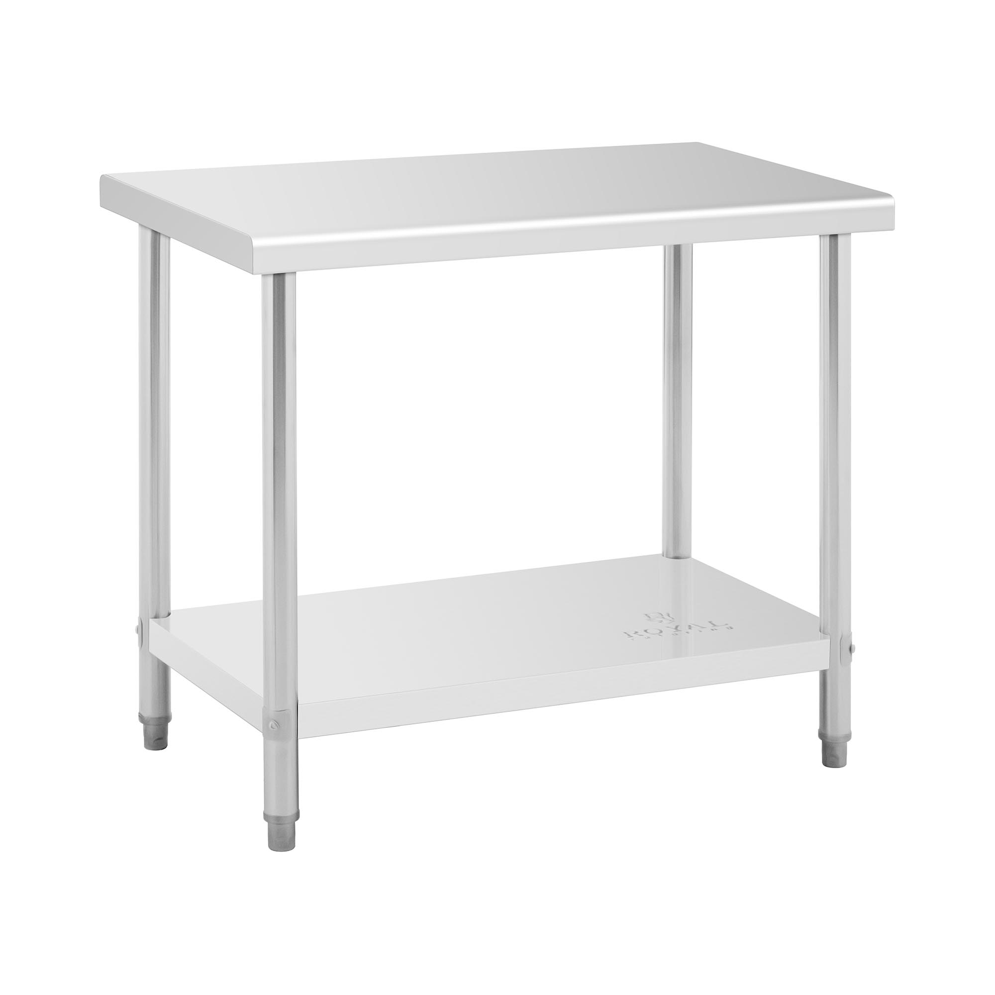 RVS werktafel - ECO - 100 x 60 cm - 114 kg - Royal Catering