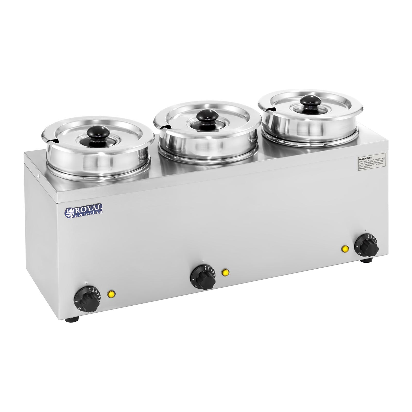 Royal Catering Suppenstation - 3 x 2,75 L - 450 W RCBM-3/4R