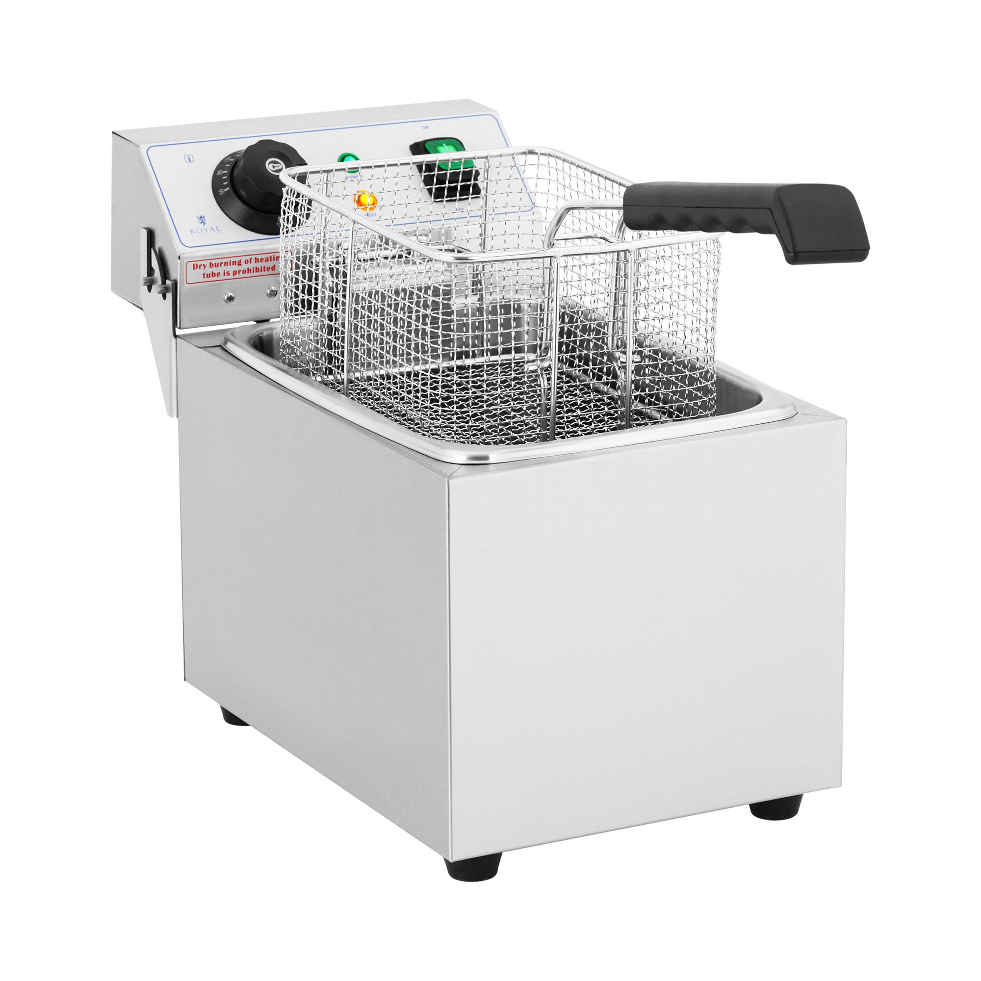 Elektro-Fritteuse - 4 l - 3200 W - Royal Catering RCEF 08EB