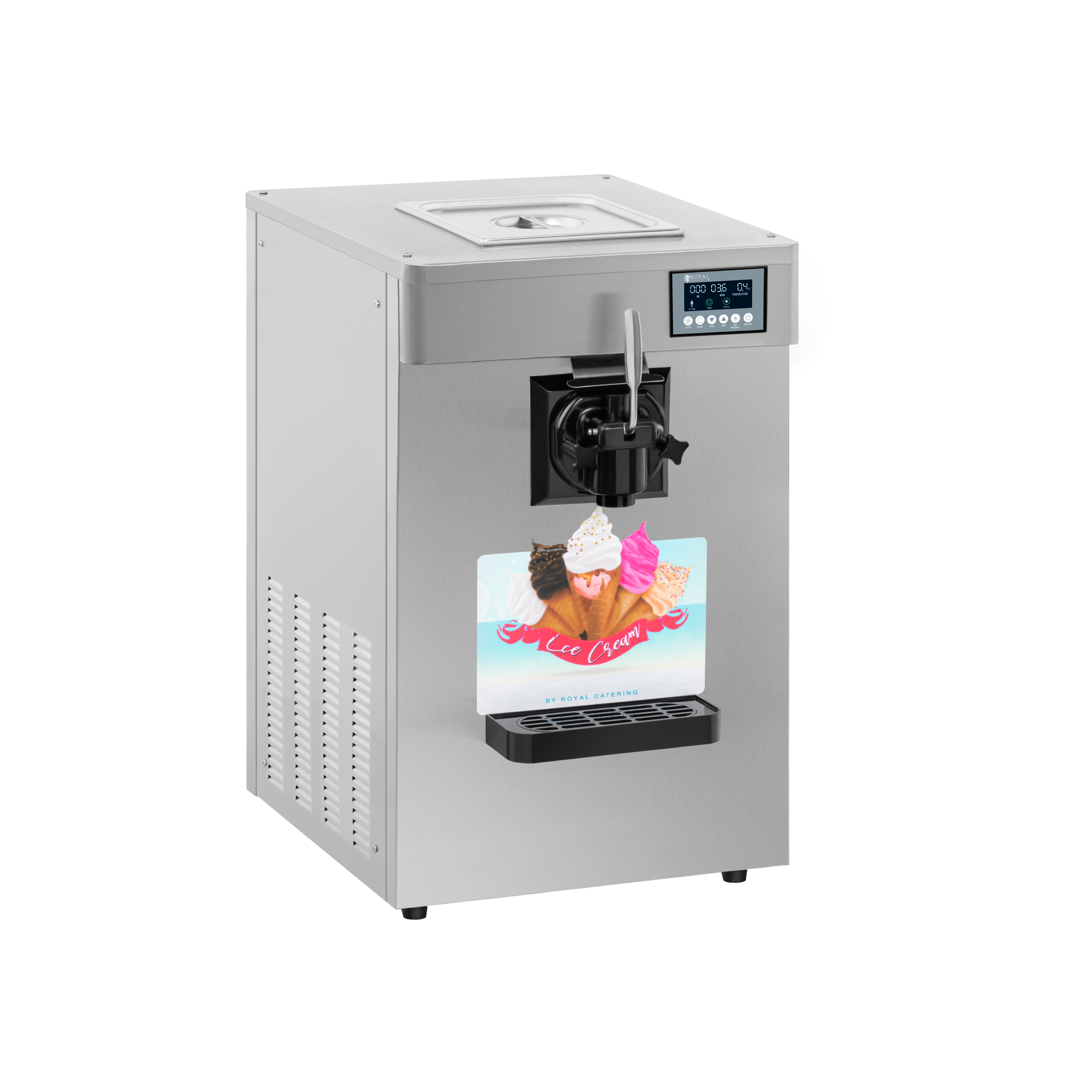 Royal Catering Softijsmachine - 18 l/1 uur - 1 smaak