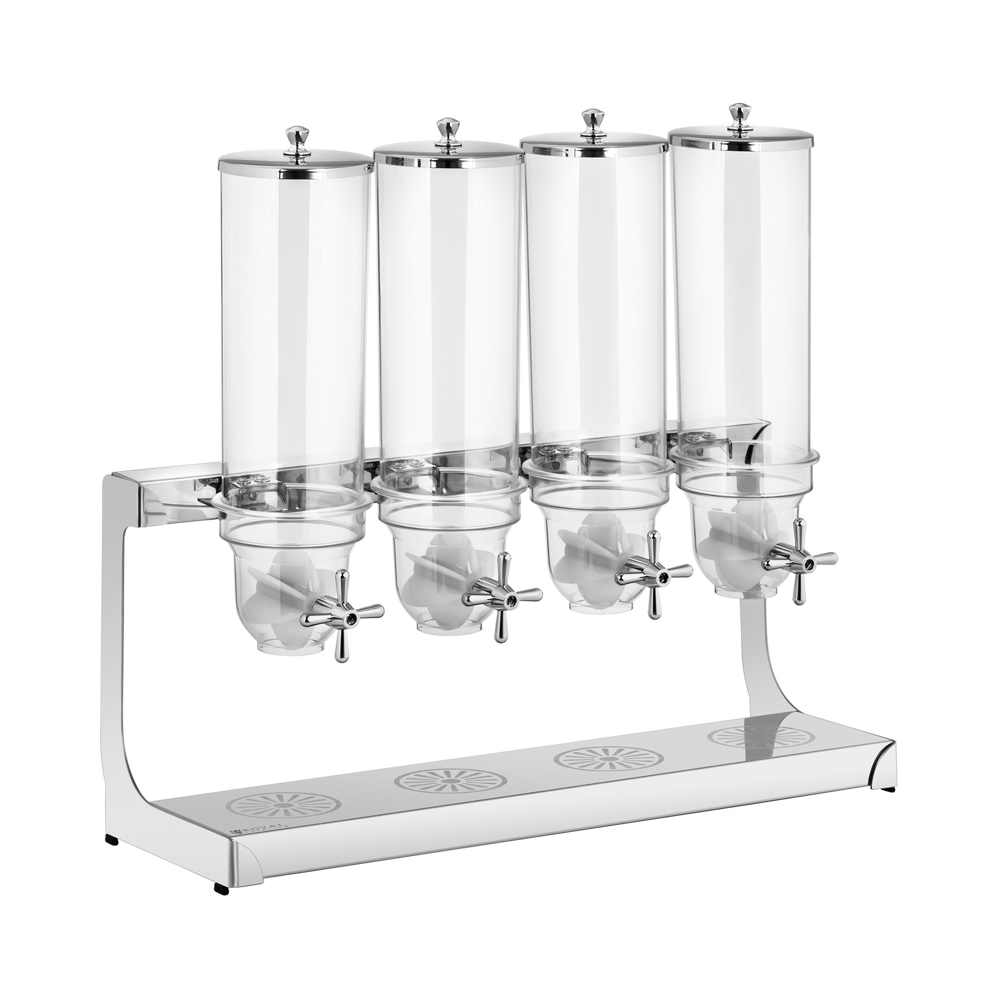 Müzli adagoló - 4 x 3,5 l - 4 Tartály | Royal Catering