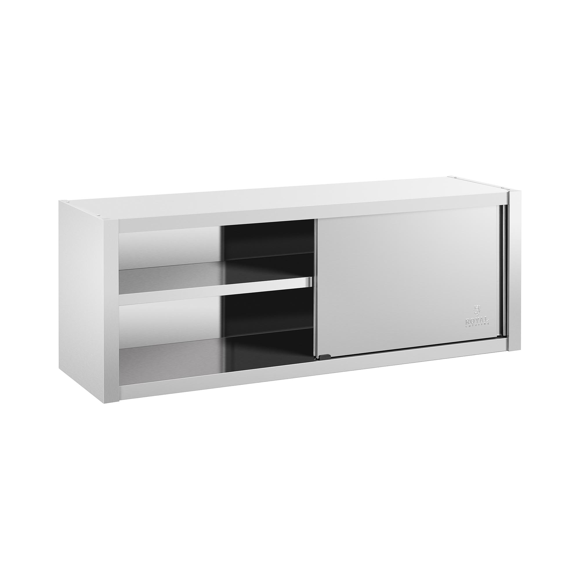 RVS wandkast - 160 x 45 cm