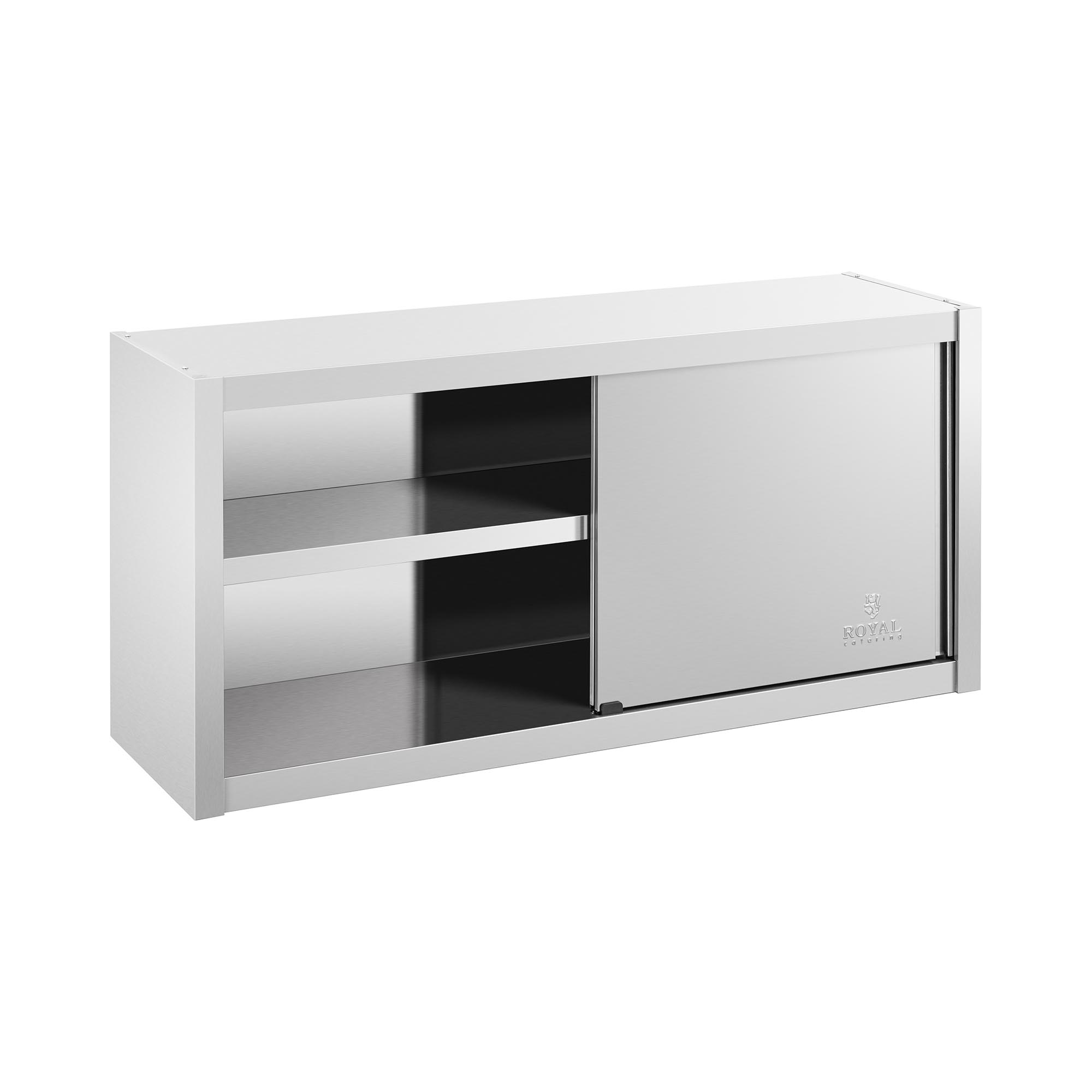 Roestvrijstalen hangkast - 120 x 45 cm