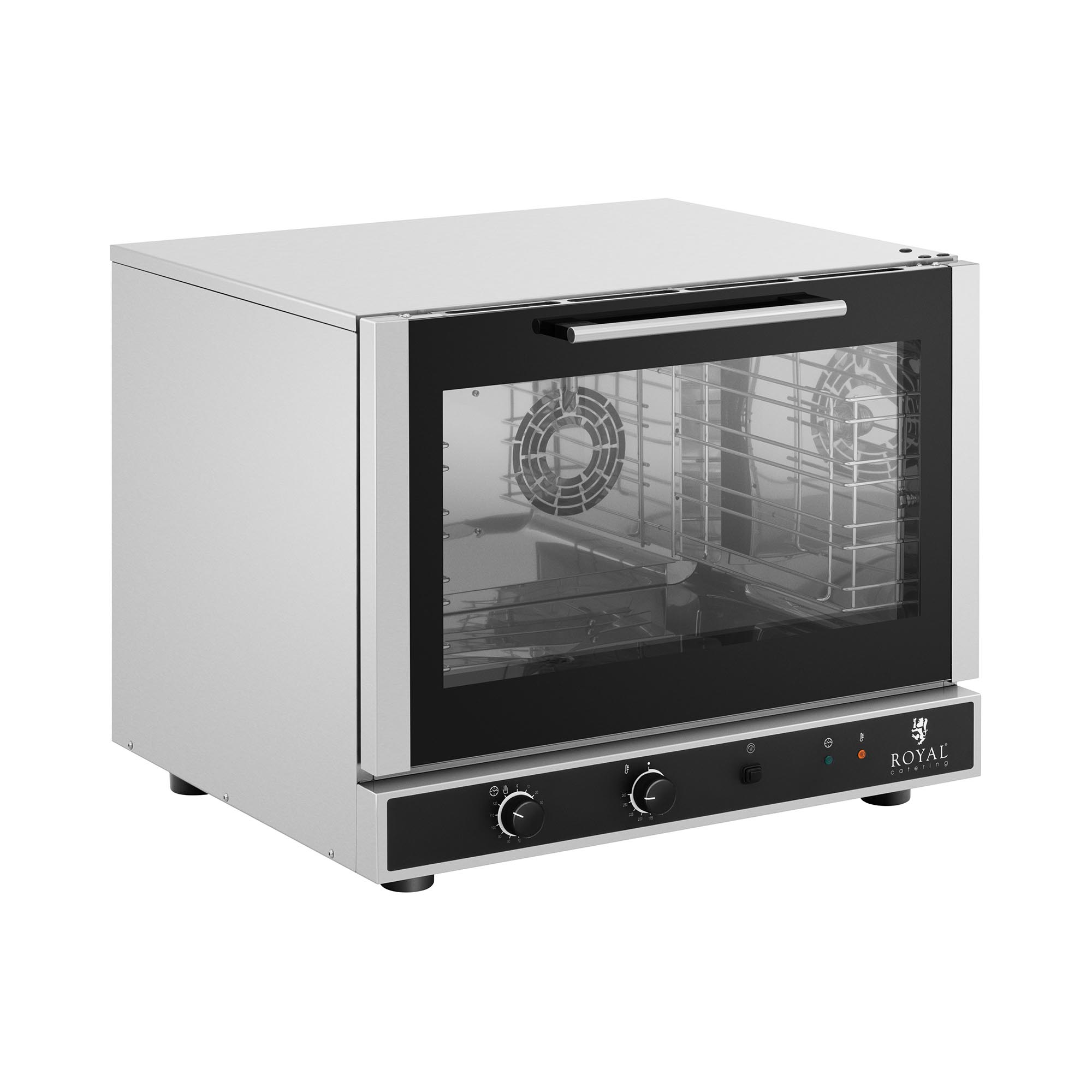 Royal Catering Heteluchtoven - 3.400 W - stoomfunctie