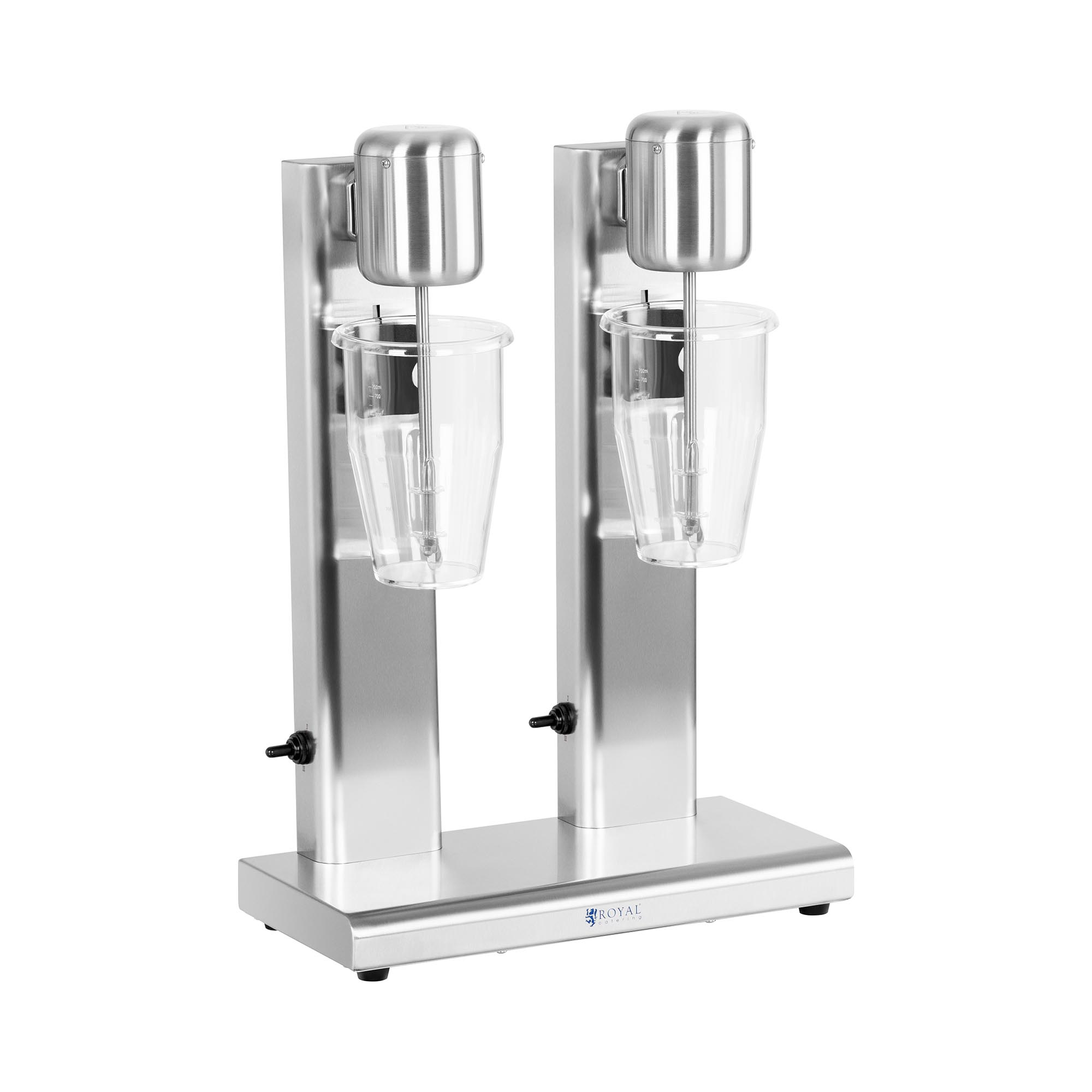 Royal Catering Milchshaker - doppelt - 2 x 1 L - 15.000 U/min RCPMS-160T