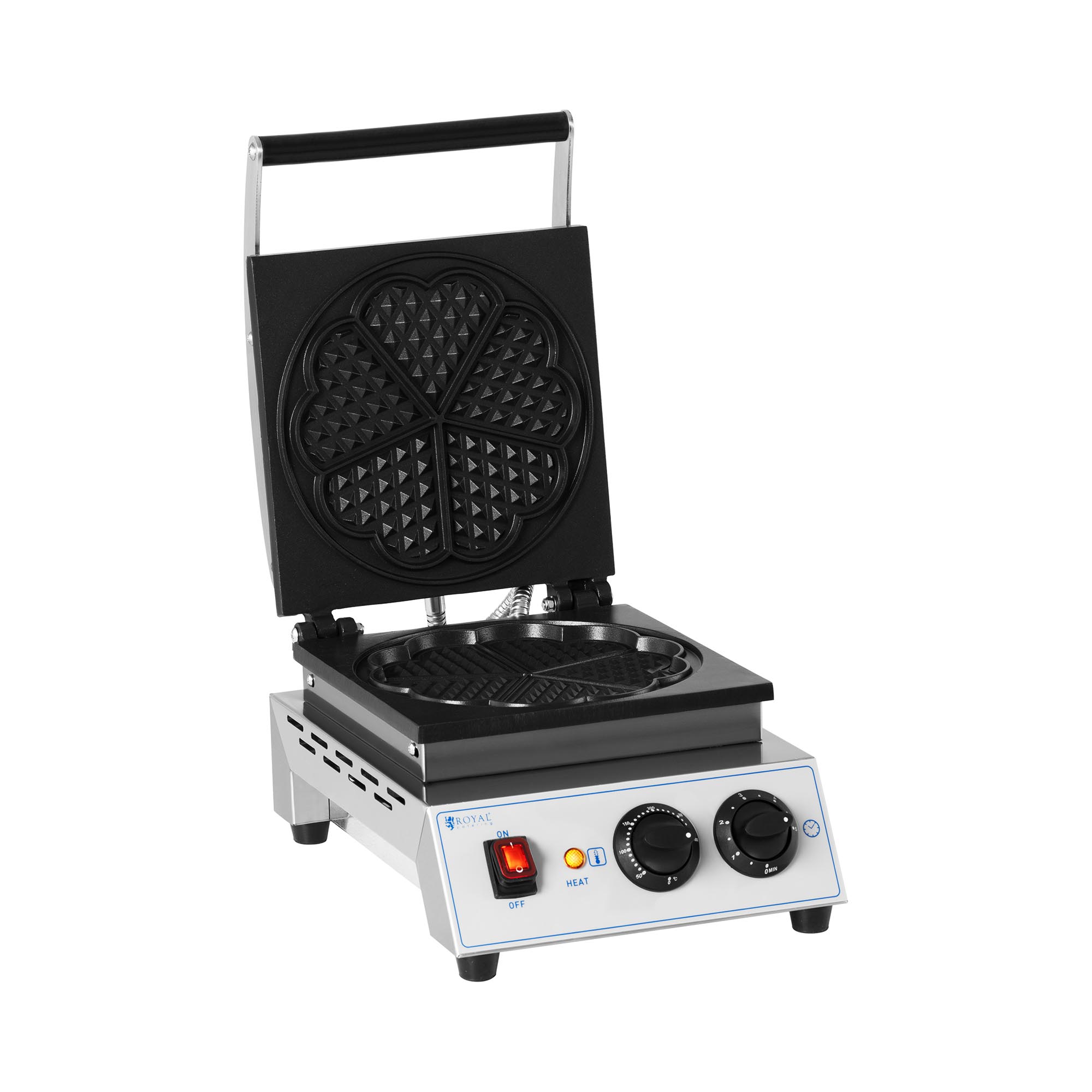 Royal Catering Waffeleisen - herzförmig - 1.500 W RC-WMR01