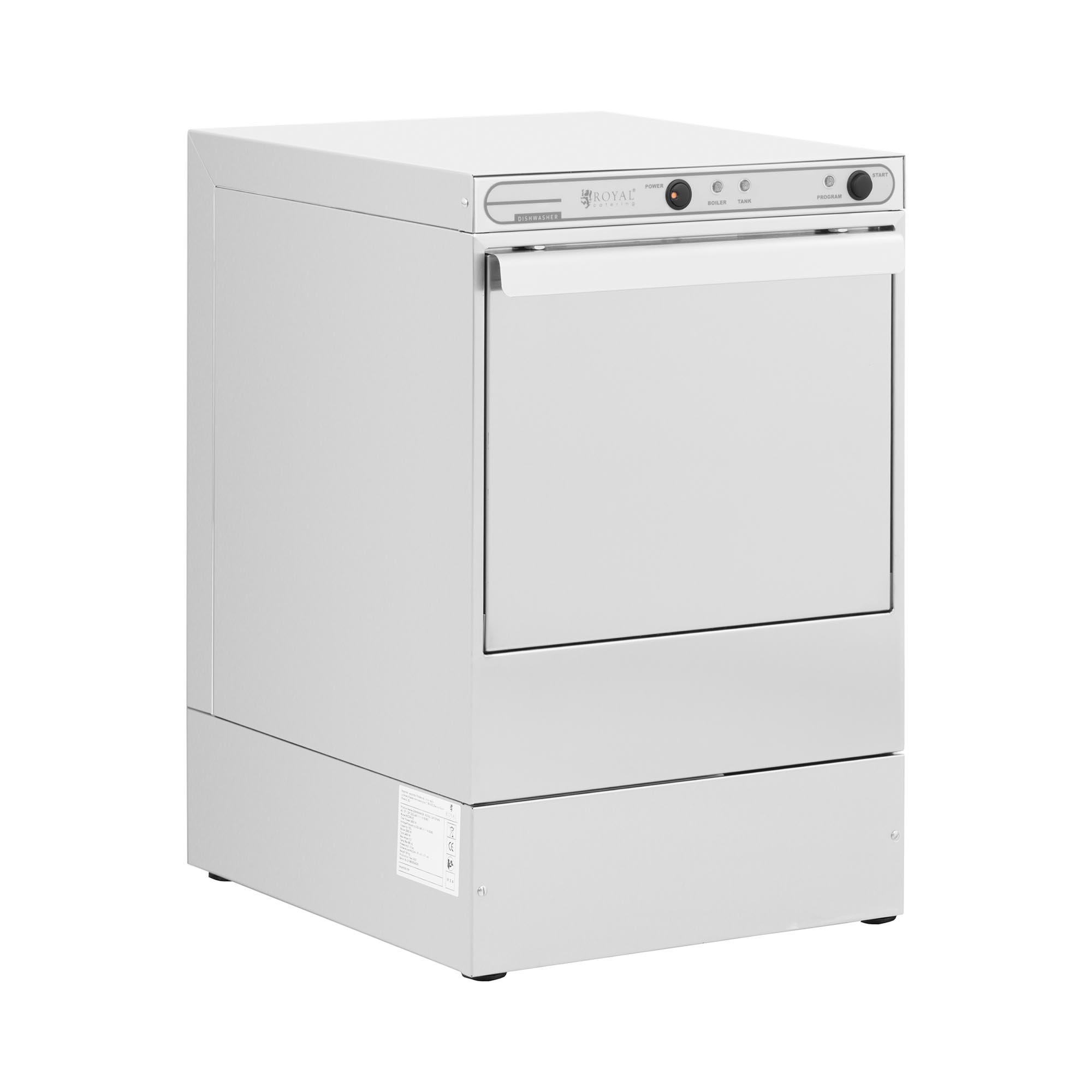 Geschirrspüler Glas - 40 x 40 cm - Royal Catering -  Standgeschirrspüler