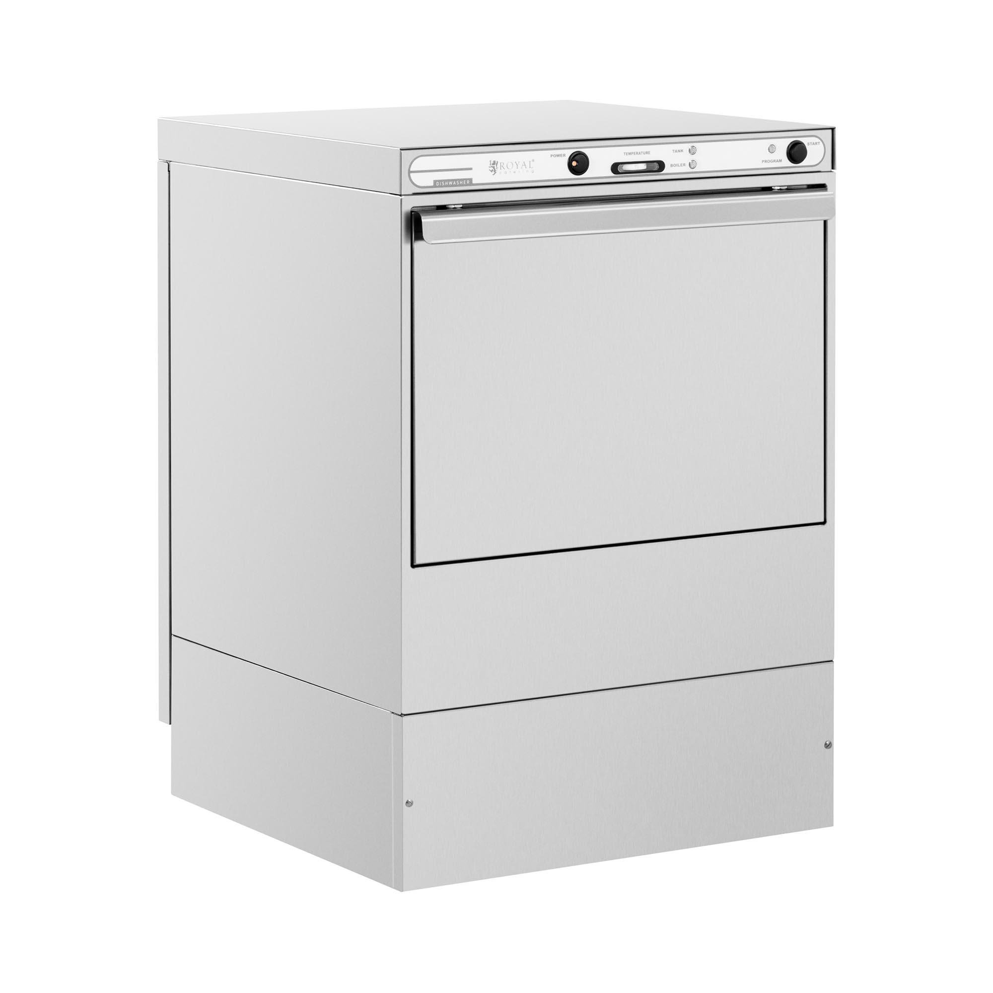 Royal Catering Unterbau-Geschirrspüler - 6600 W - Edelstahl