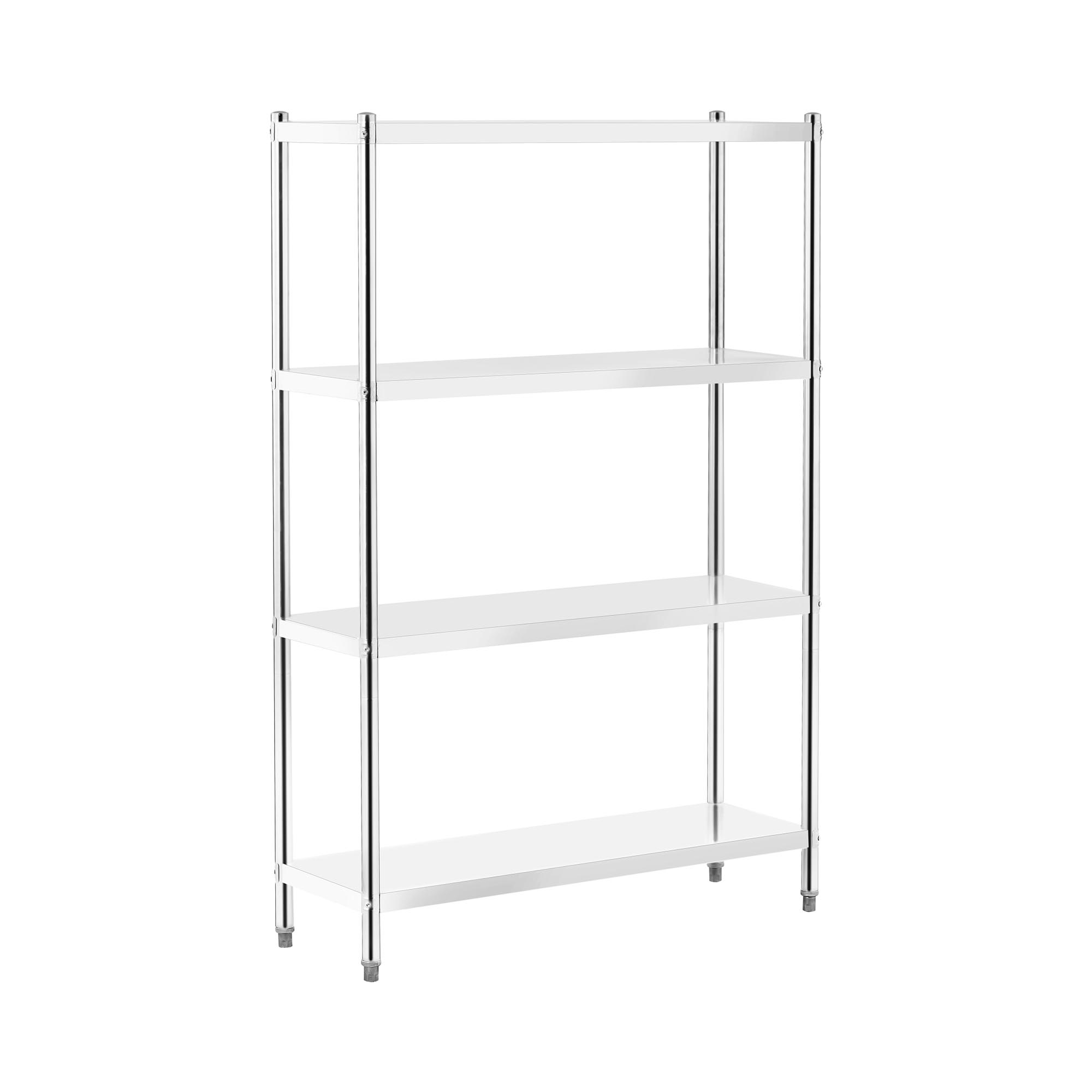 Roestvrijstalen opbergrek - 120 x 40 x 180 cm - Royal Catering - 200 kg