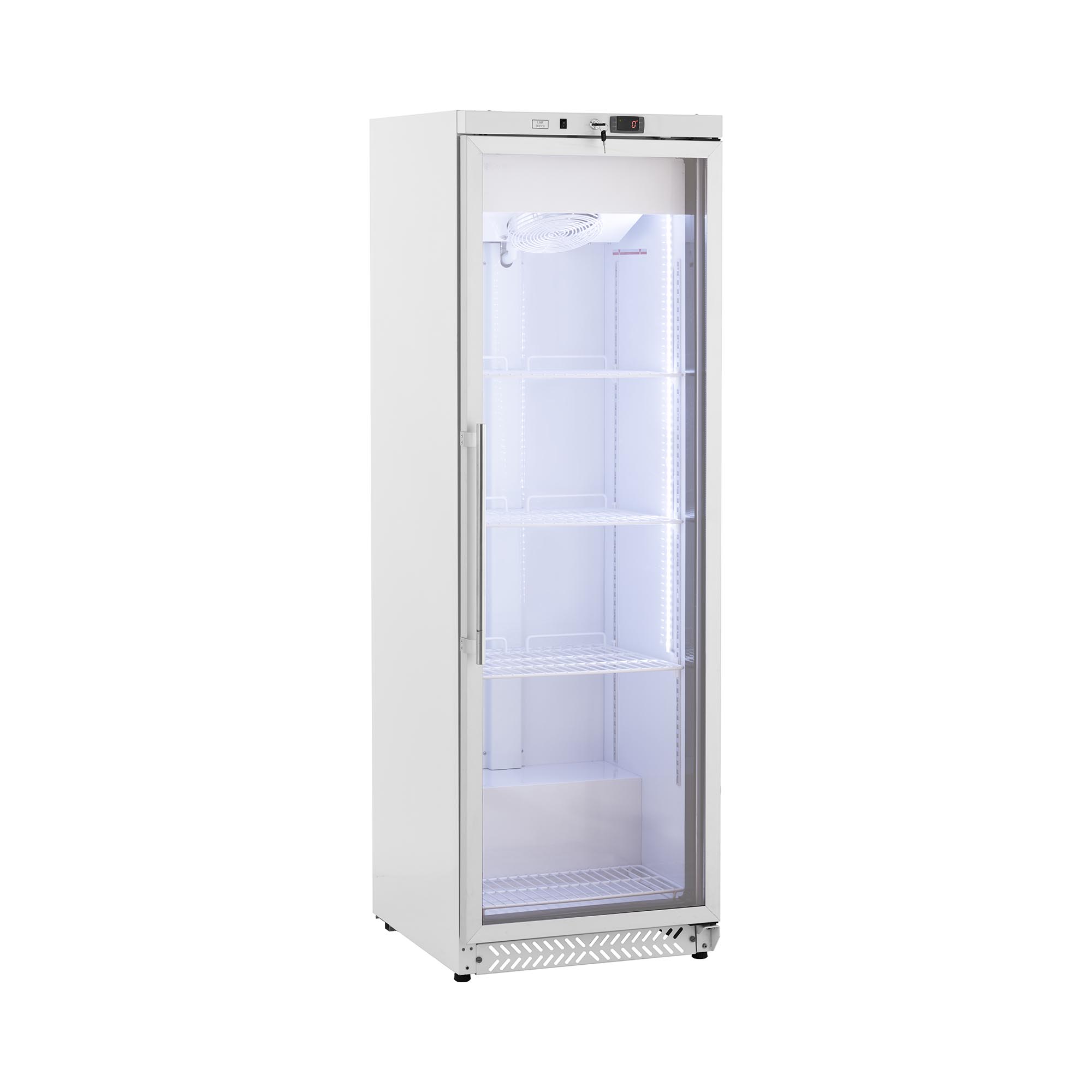 Gastro-Kühlschrank - 380 L - Royal Catering - mit Glastür RCLK-C380GB