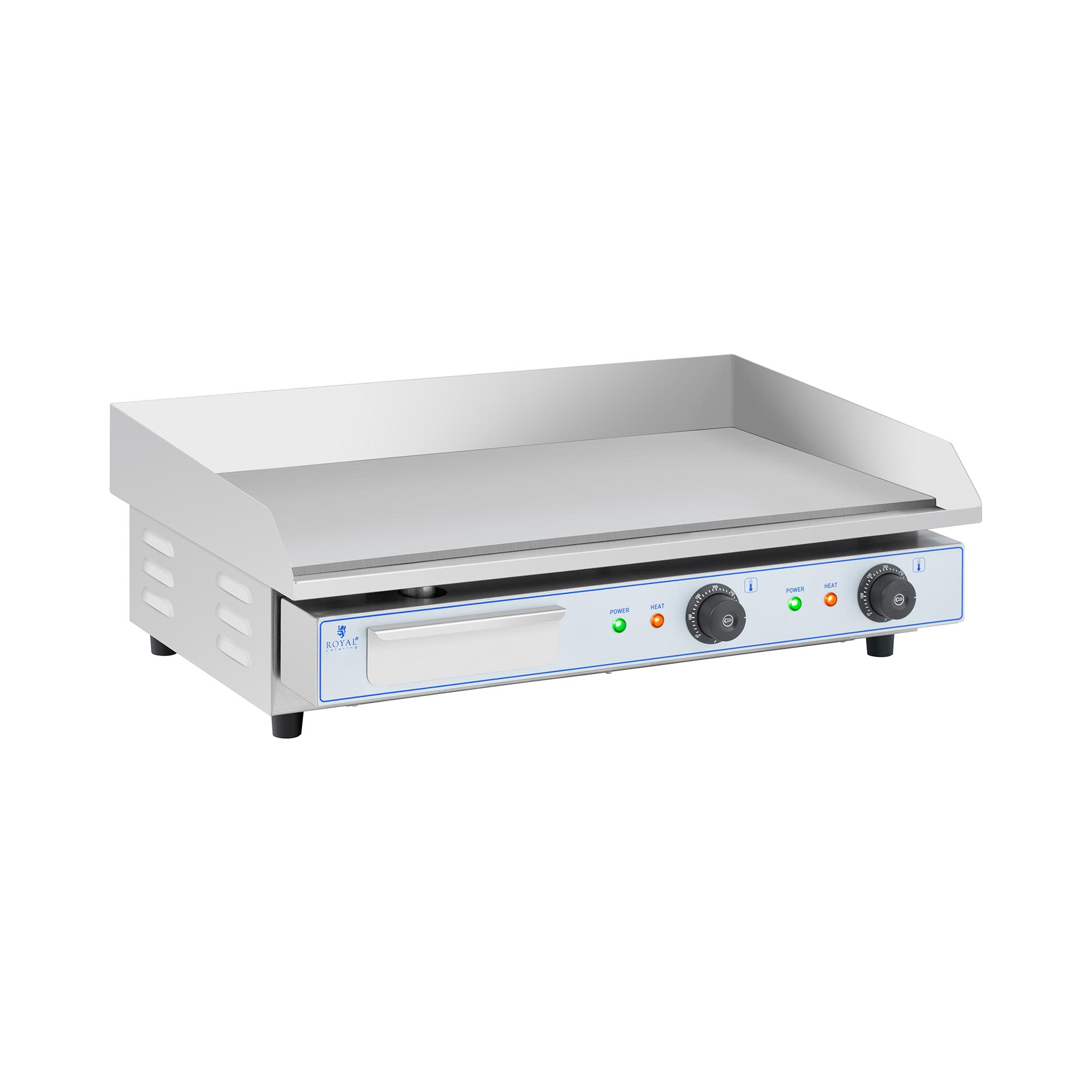Elektromos grill - 730 x 400 mm - Royal Catering - Flat - 2 x 2,200 W