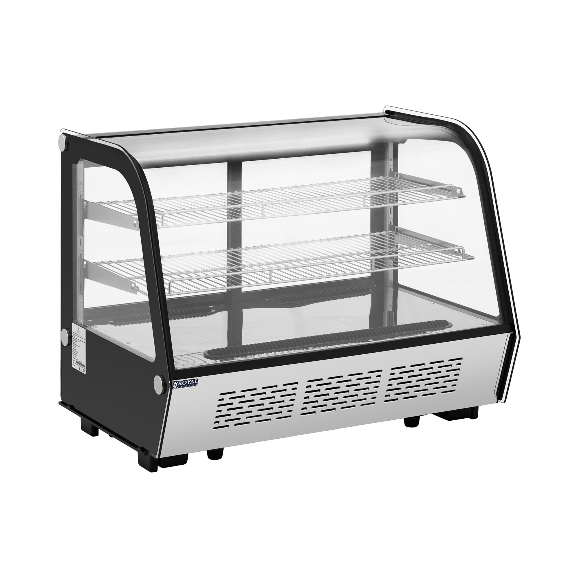 Koelvitrine - 160 L - Royal Catering - 3 niveaus - roestvrij staal