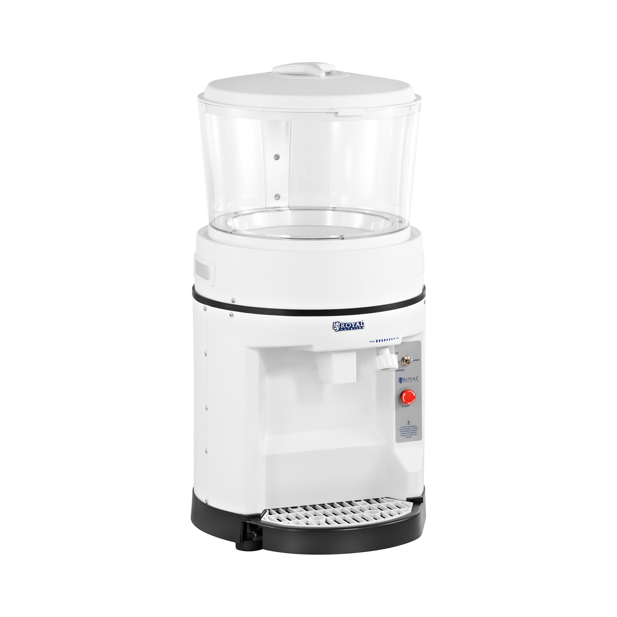 Jégdaráló - 400 W - 320 fordulat/perc- 8 L - fokozatmentesen állítható - Royal Catering