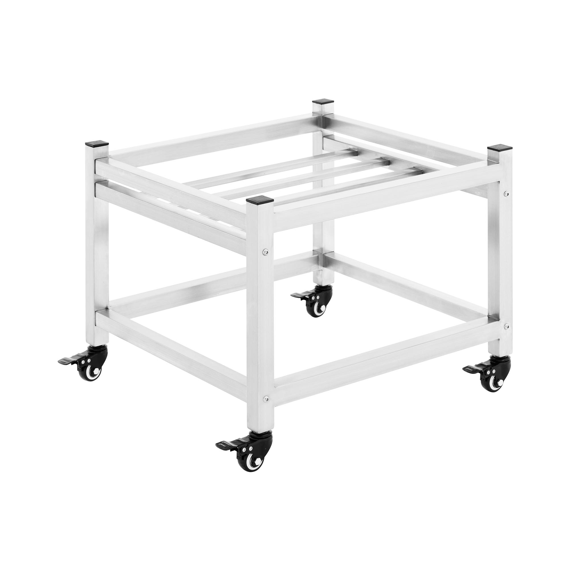 Rozsdamentes acél kocsi - sörfőző gépekhez és tartályokhoz - 45 x 45 cm - 150 kg | Royal Catering