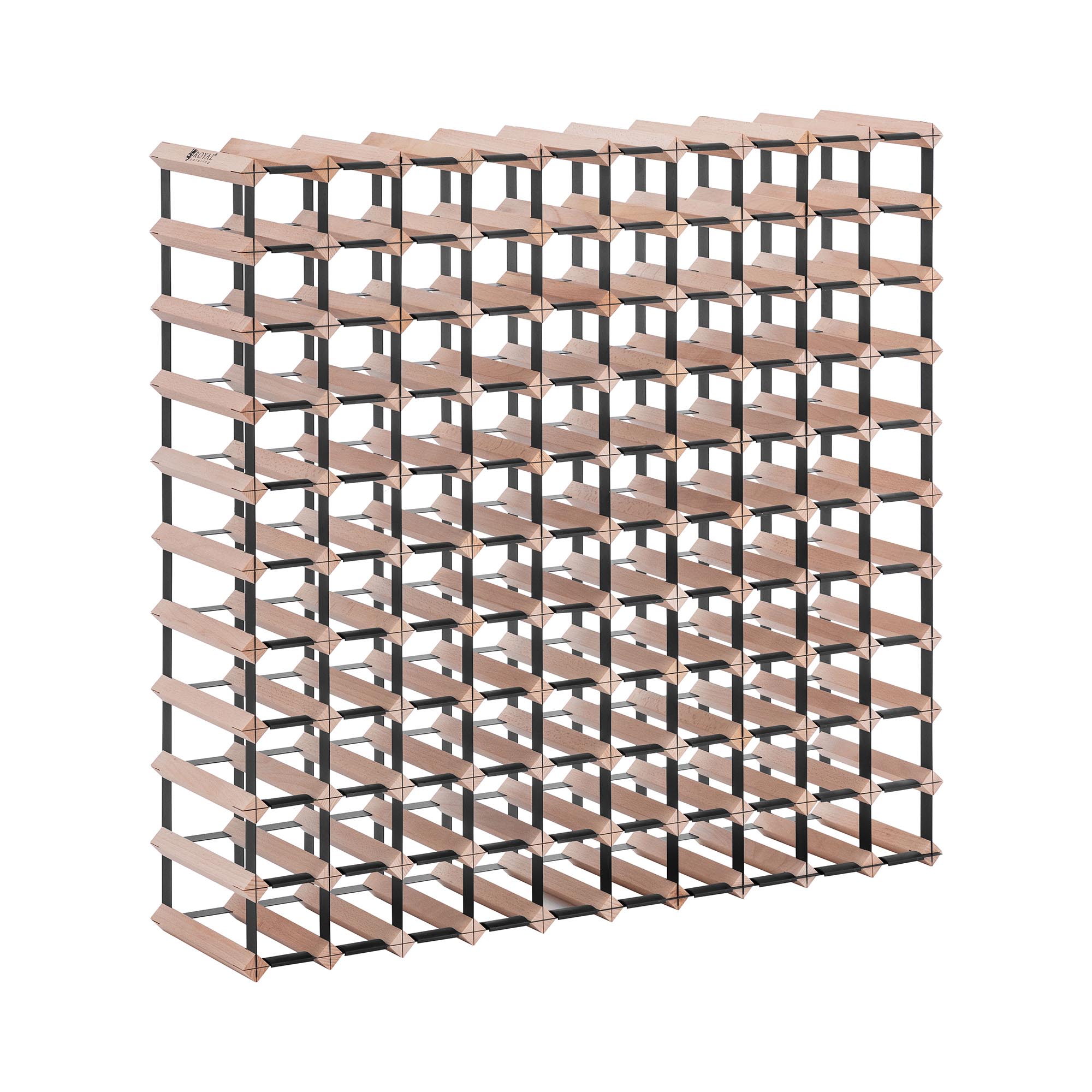 Weinregal - Holz - für bis zu 110 Flaschen - Royal Catering RCWE-03