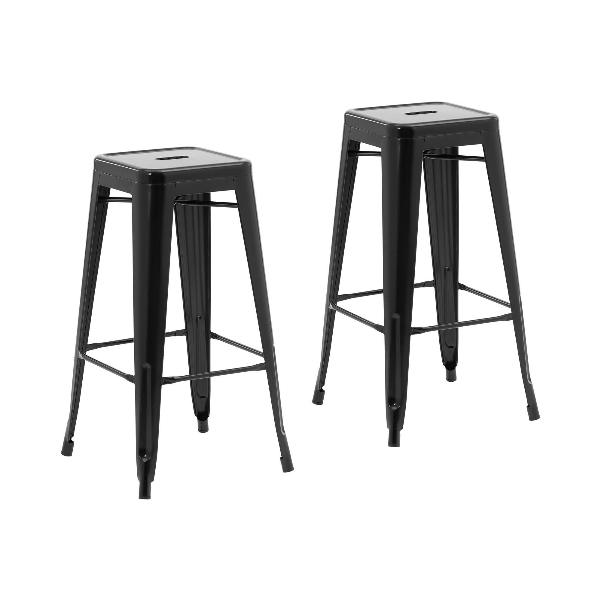 Barkruk - Set van 2 - Zwart - Royal Catering