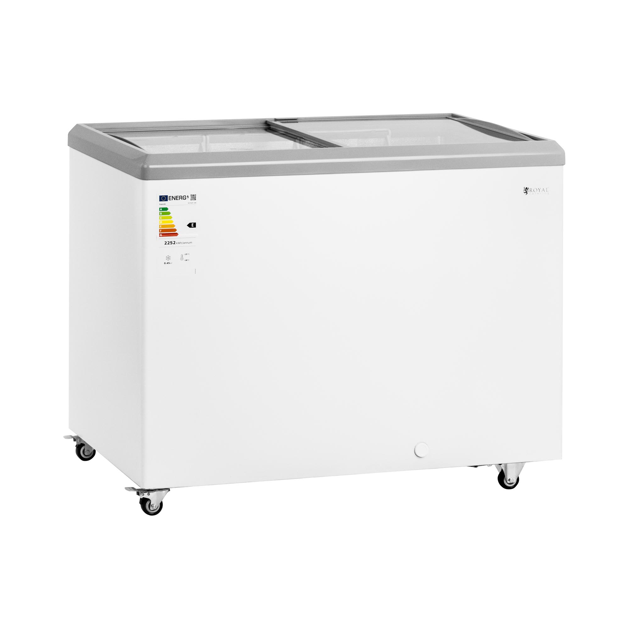 Photos - Freezer Royal Catering Chest  - 280 L - glass doors - lockable  