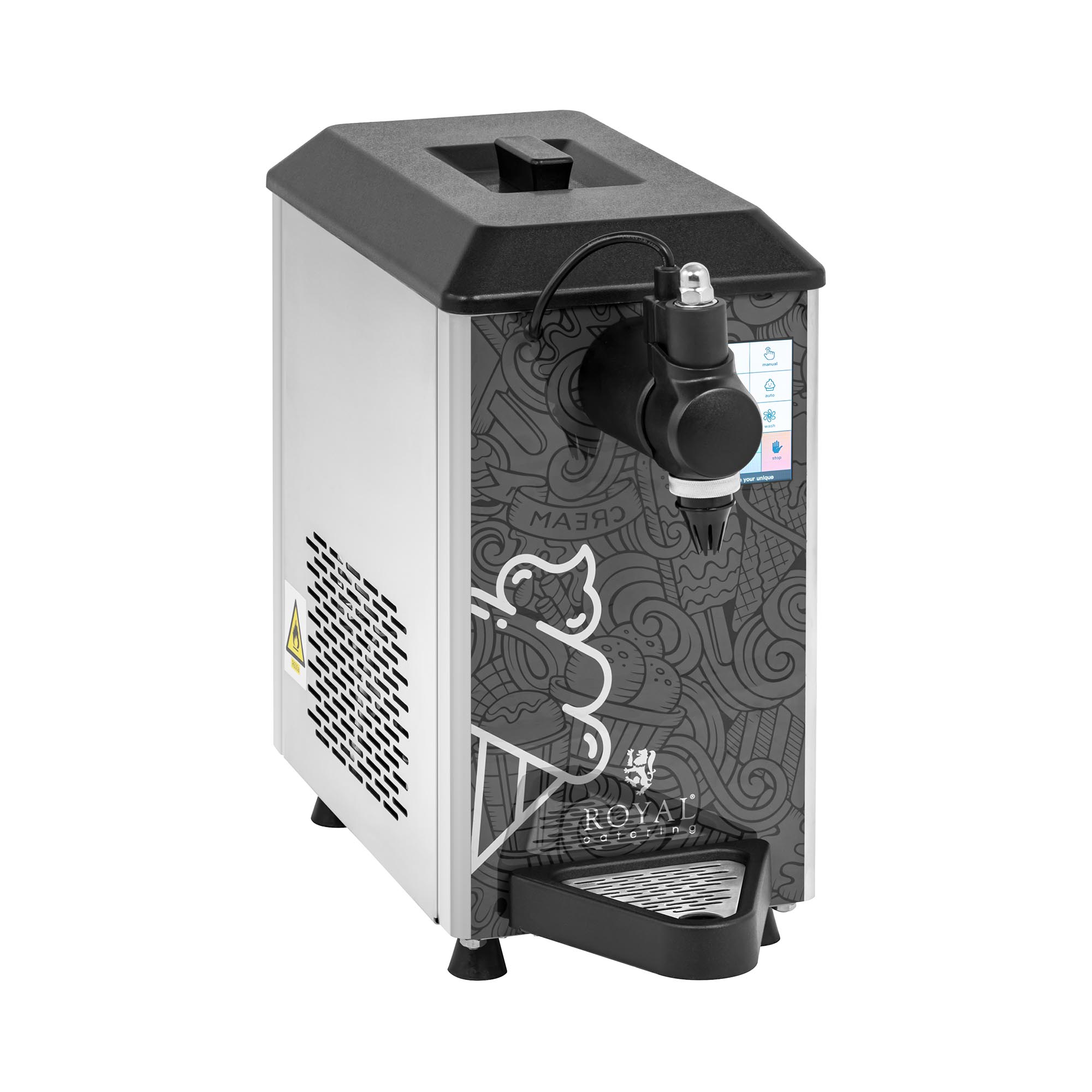 Slagroommachine - 2,2 l - LED touchscreen - zelfreinigend
