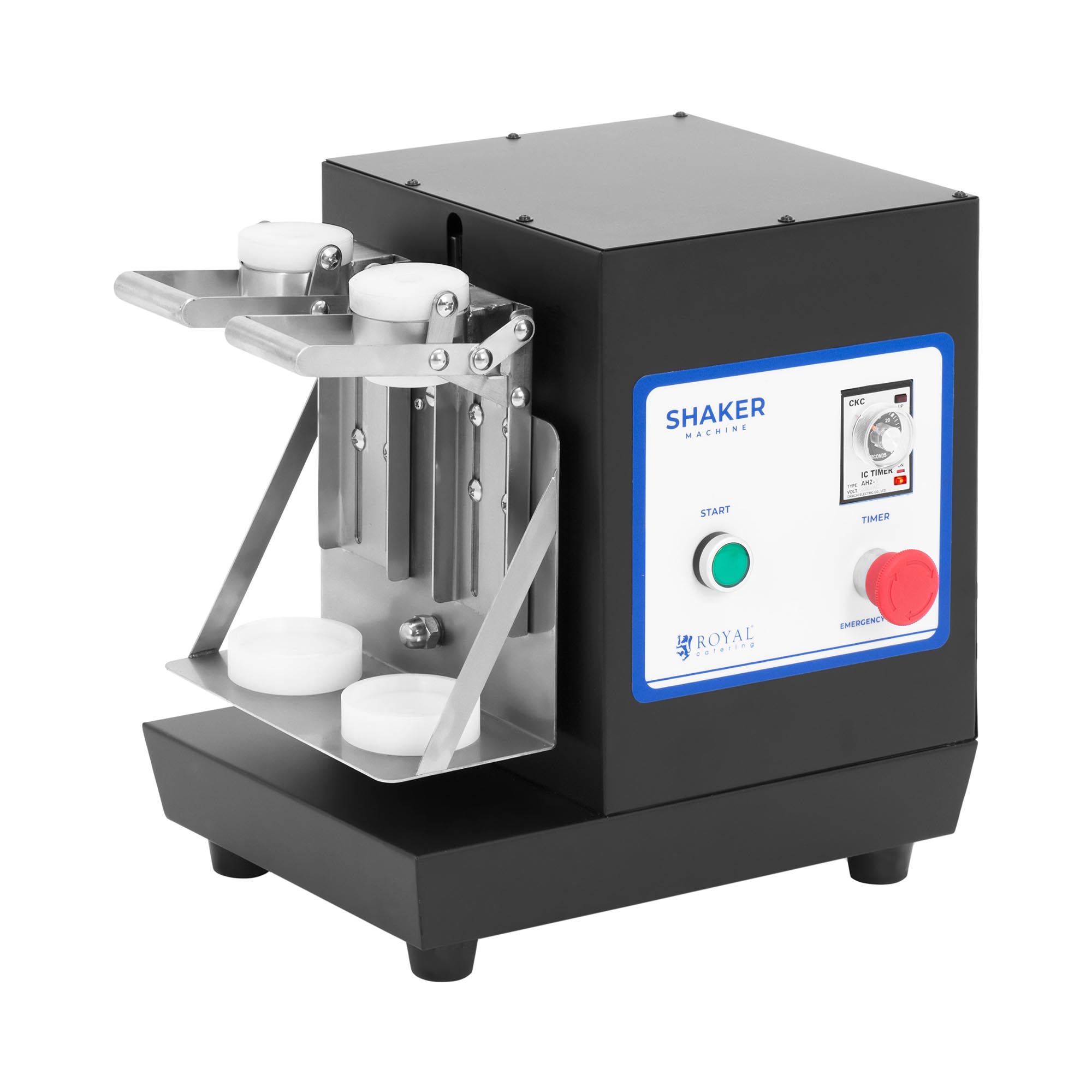 Milkshake machine - dubbel - 2 x 0,75 l - 240 rpm - Zwart - Royal Catering