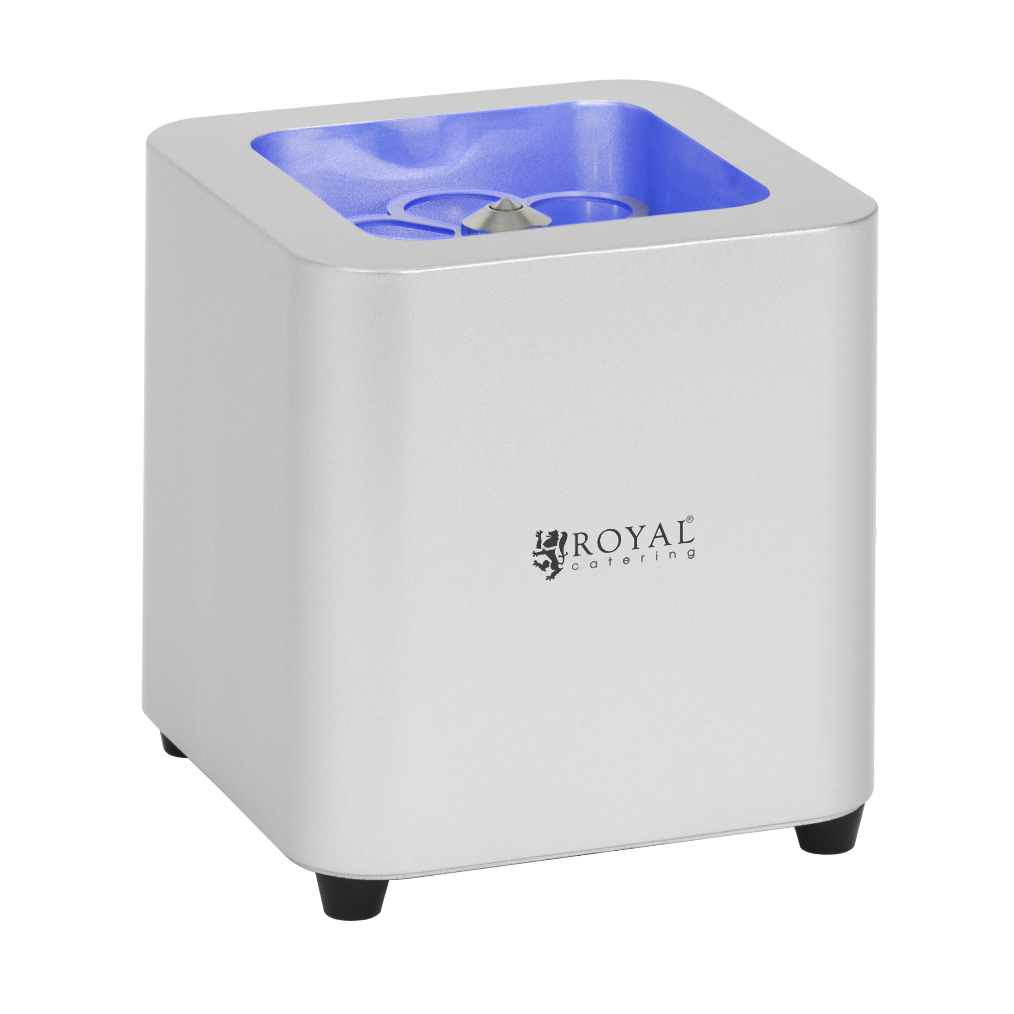 Glazen koeler met Led - Roestvrij staal / Aluminium - Royal Catering