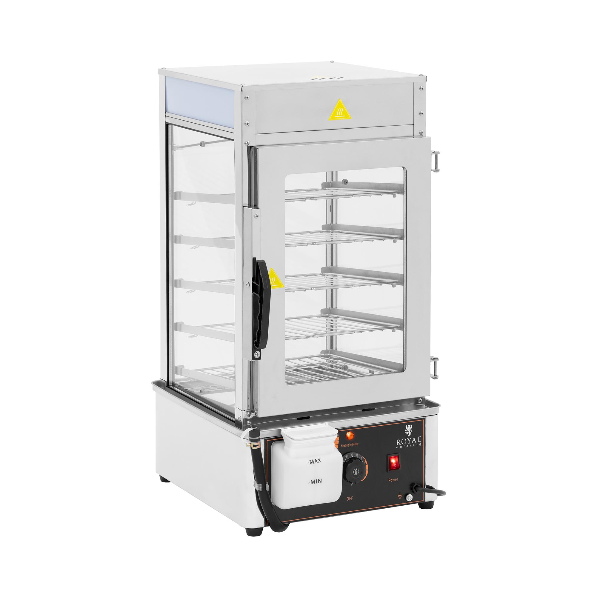 Dumpling stomer - 5 roosters van 30 x 29,5 cm - 30 - 110 °C - Royal Catering