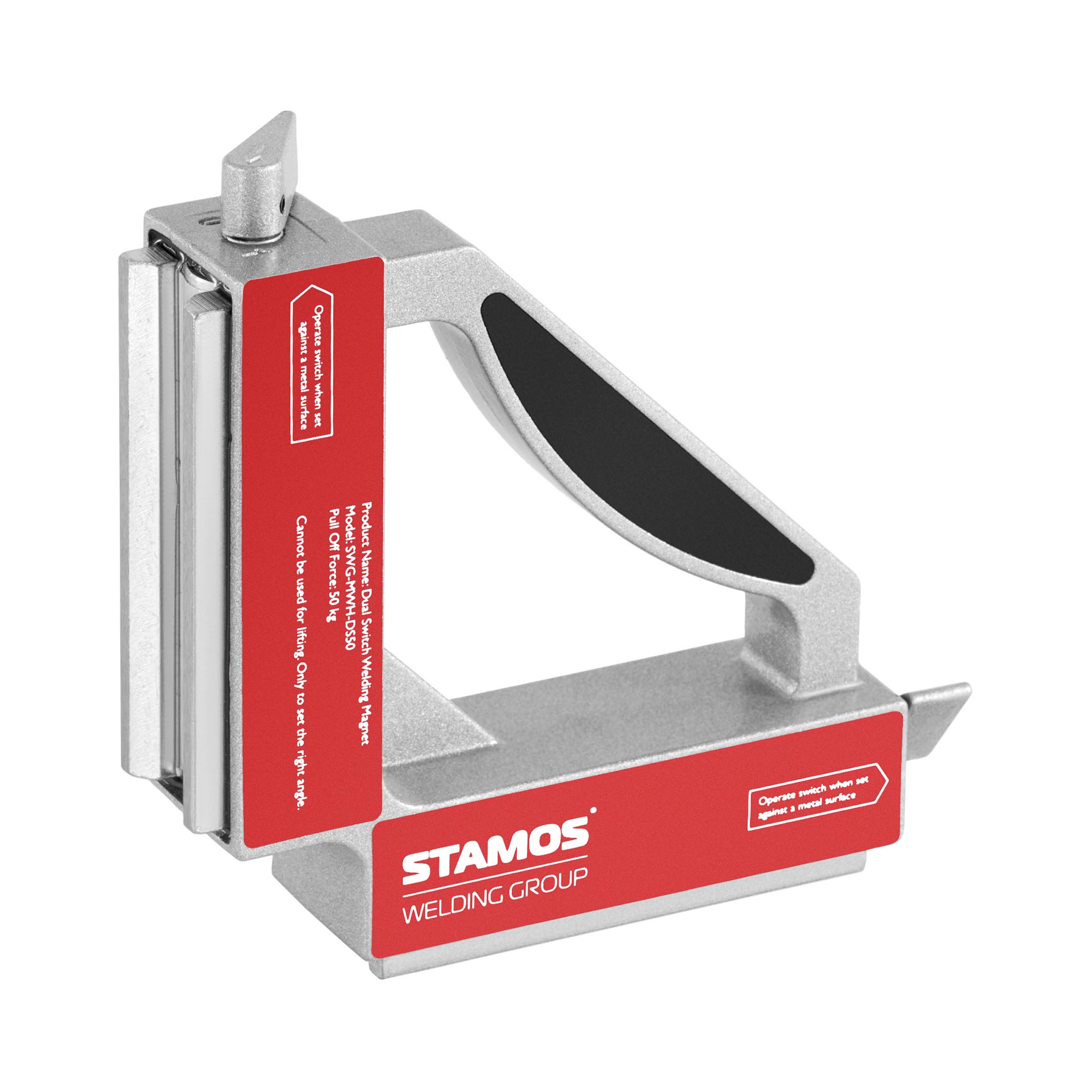 Équerre de soudure - Avec 2 interrupteurs - 90° - 50 kg | Stamos Welding Group