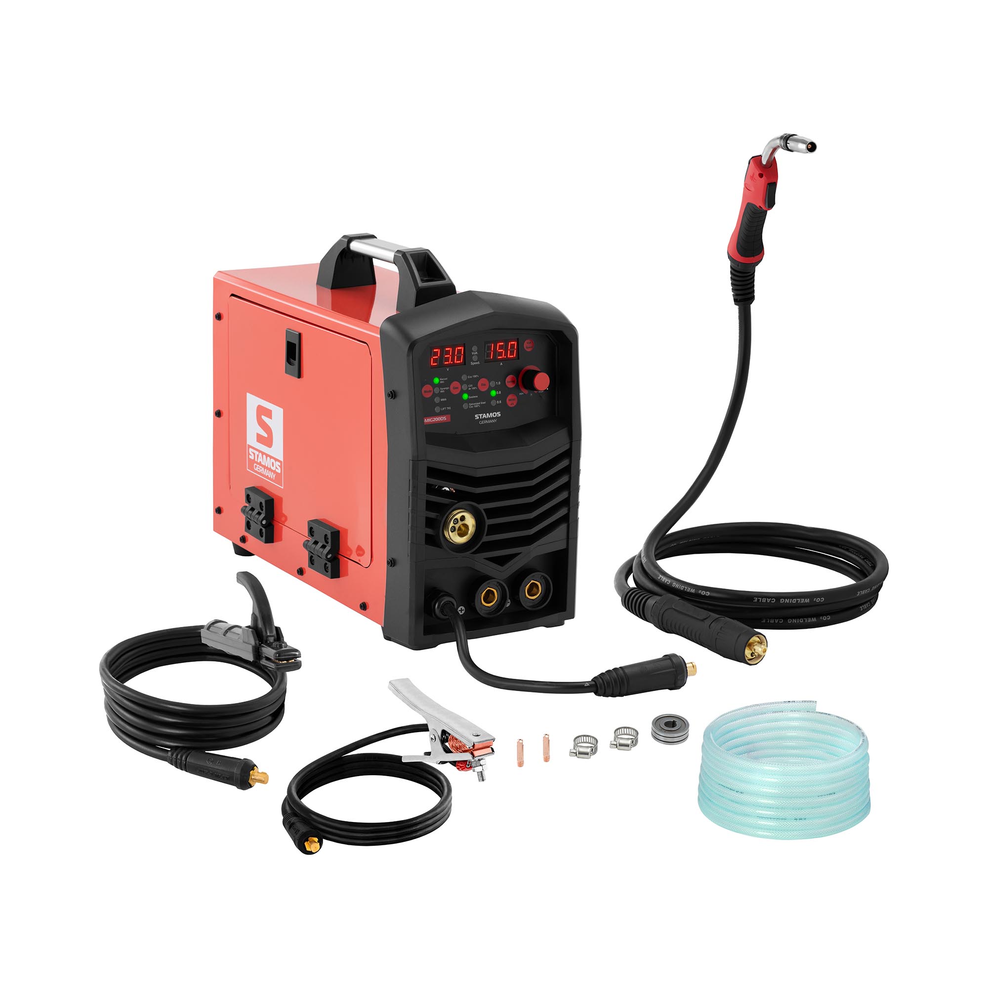 Spawarka MIG/MAG - MIG 200; TIG 200; MMA 170 A - cykl pracy 100% - 230 V - synergia