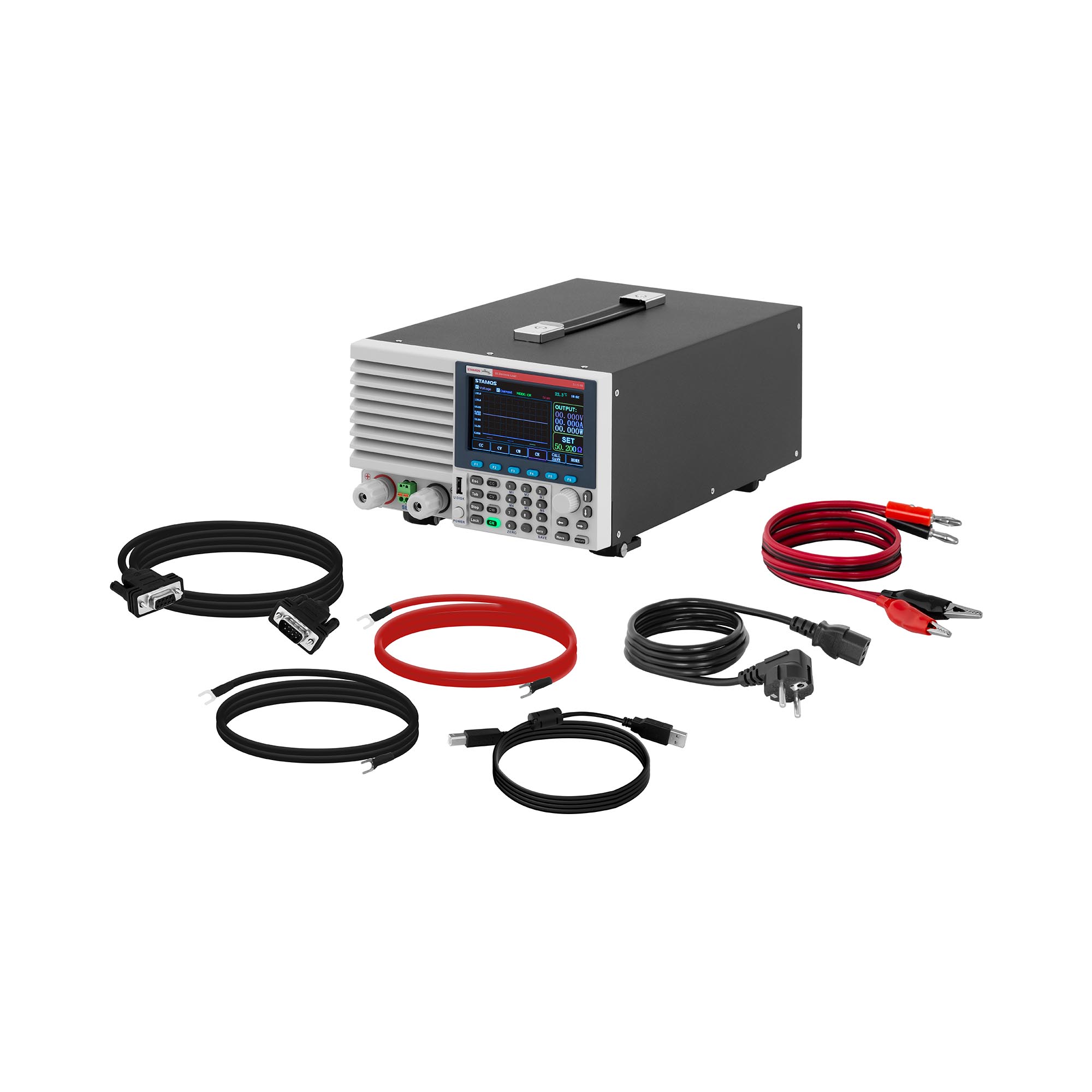 Sarcina electronică LCD 500 W 0 40 A programabil - Încărcături electronice Stamos Soldering